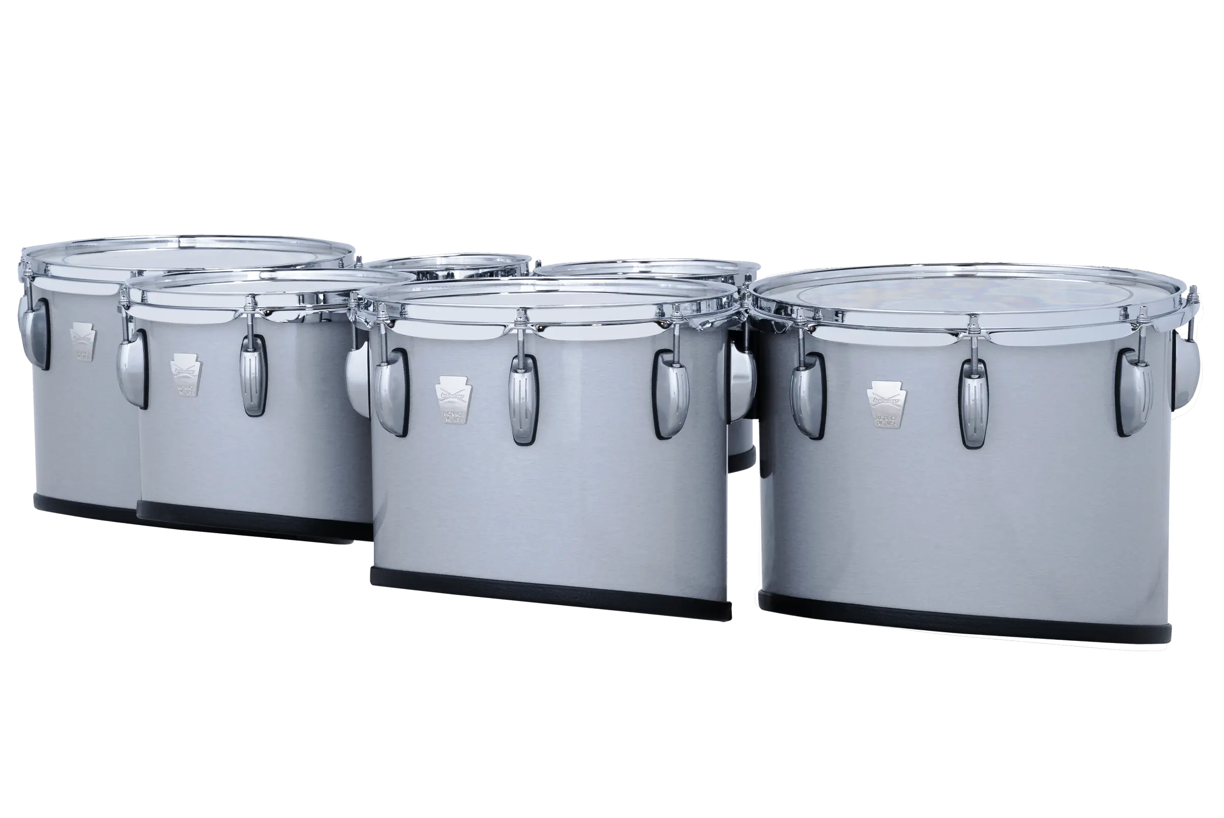 LU2MT680234ACG Ludwig Ultimate 2 XL Hex Tenors Gray Cortex - zoomed in
