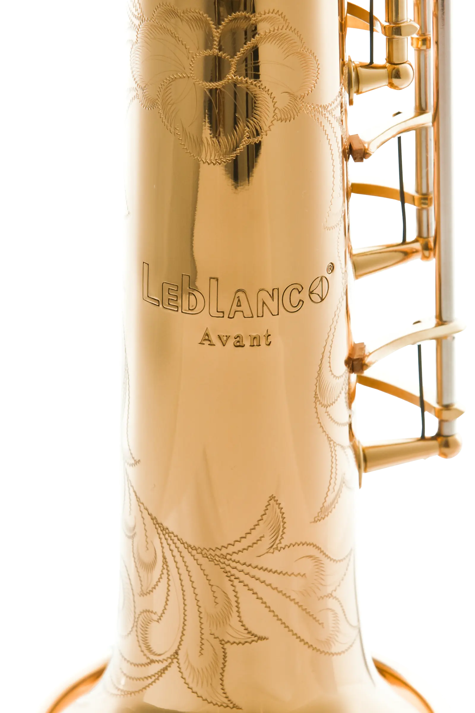 LSS511 Leblanc Soprano Saxophone - zoomed in