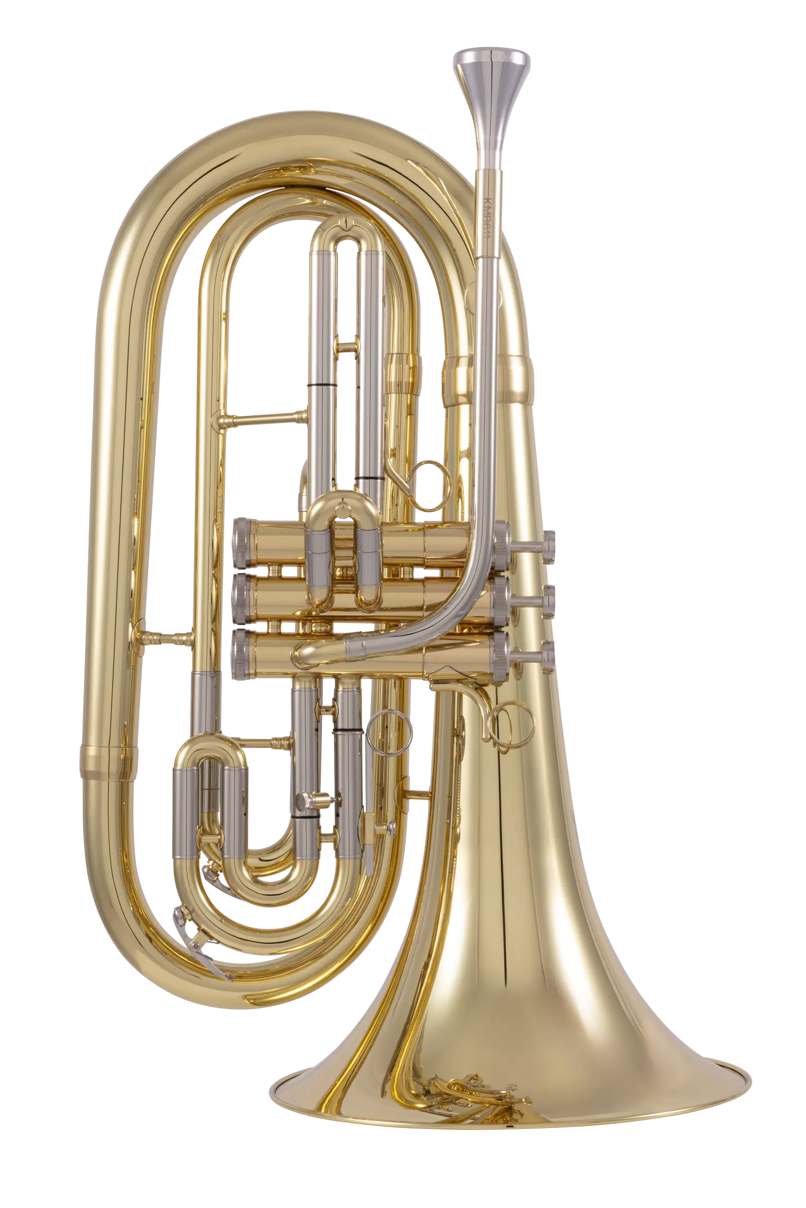KMB611 King Professional Marching Baritone - zoomed in