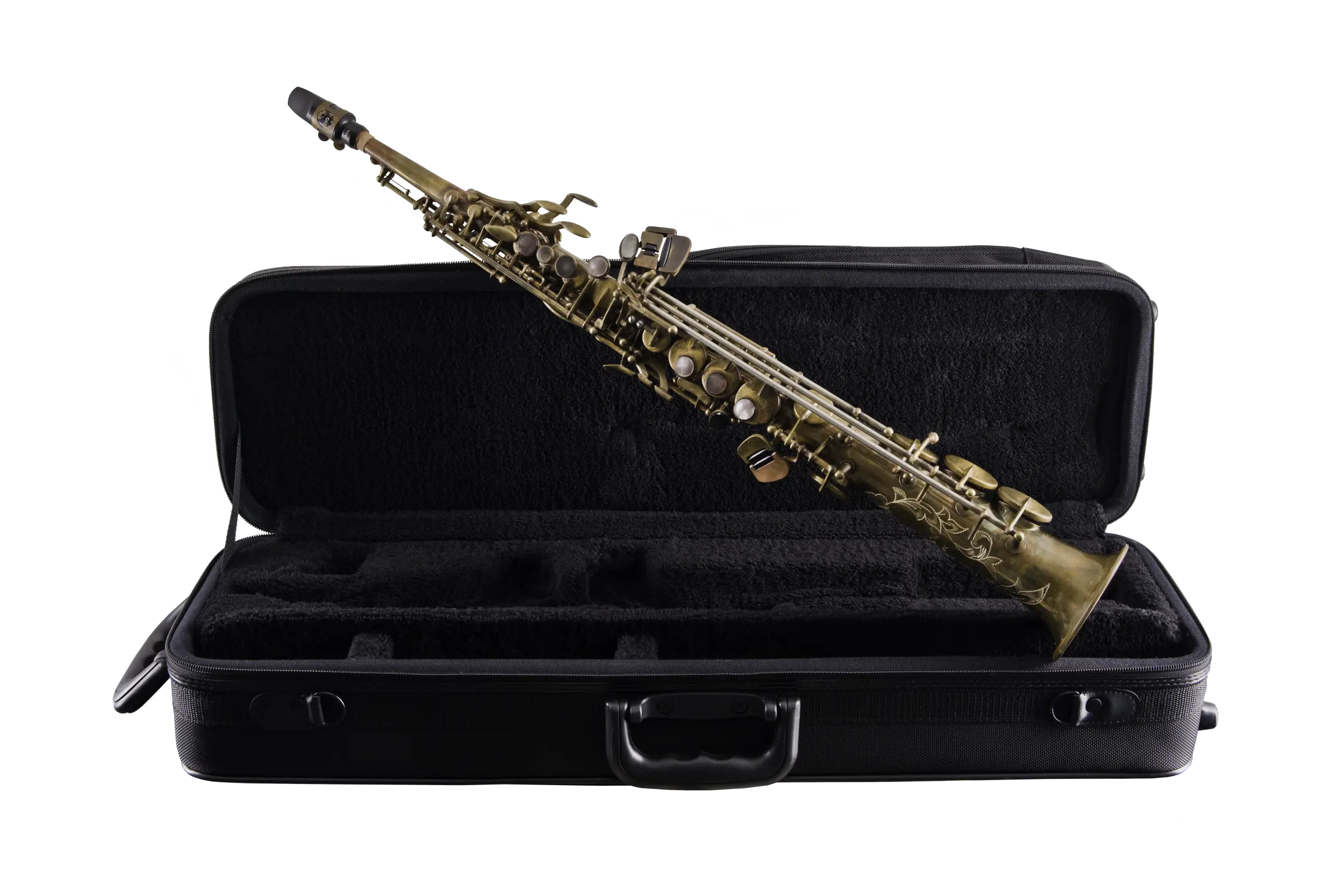 LSS711AB Leblanc Premiere Soprano Saxophone - zoomed in
