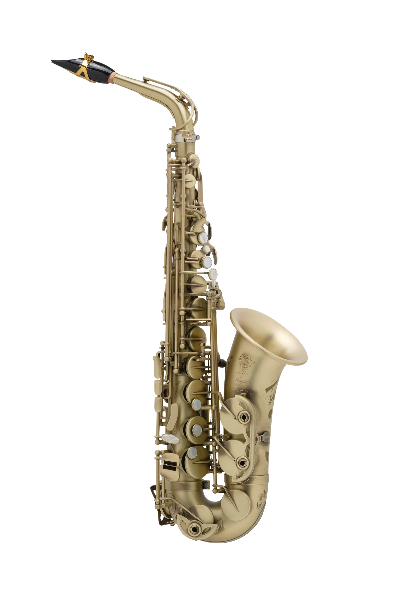 82SIGF HSP Professional Alto Saxophone - zoomed in