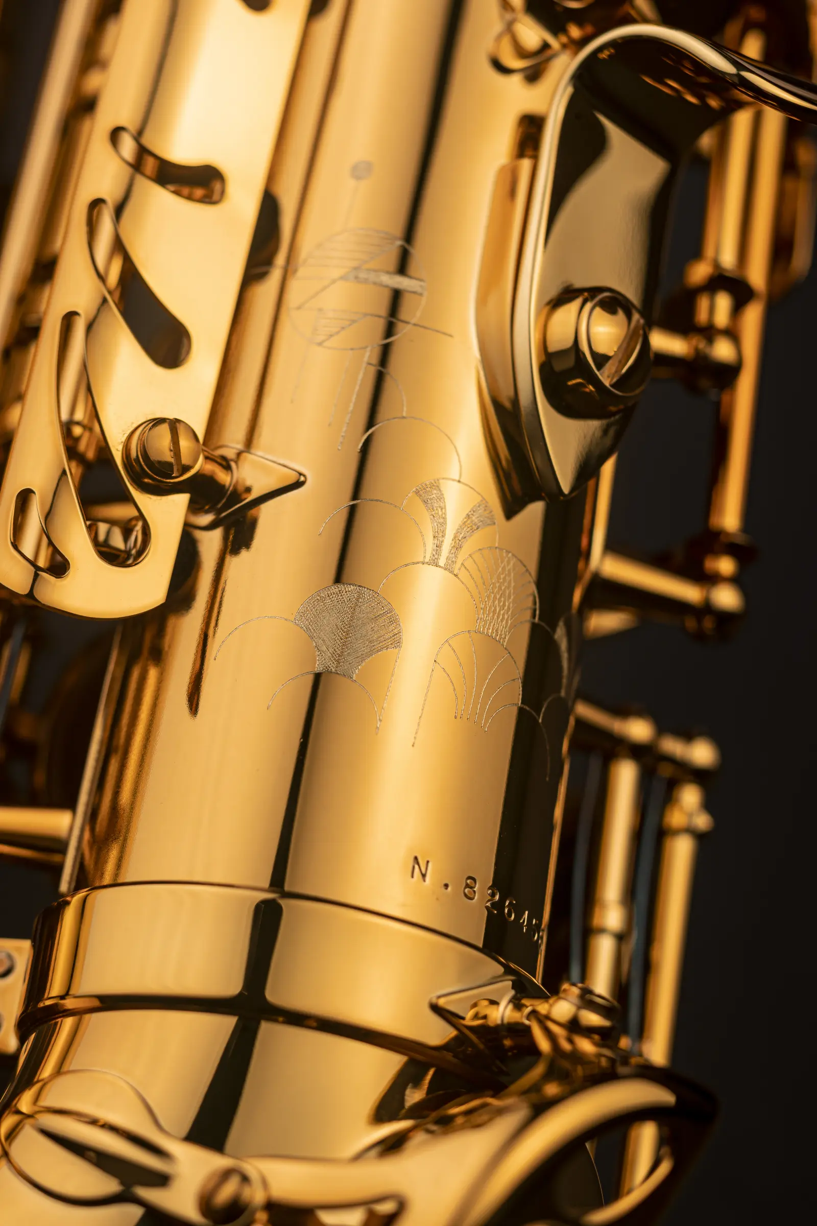 82SIG Selmer Professional Alto Saxophone ArtShot - zoomed in
