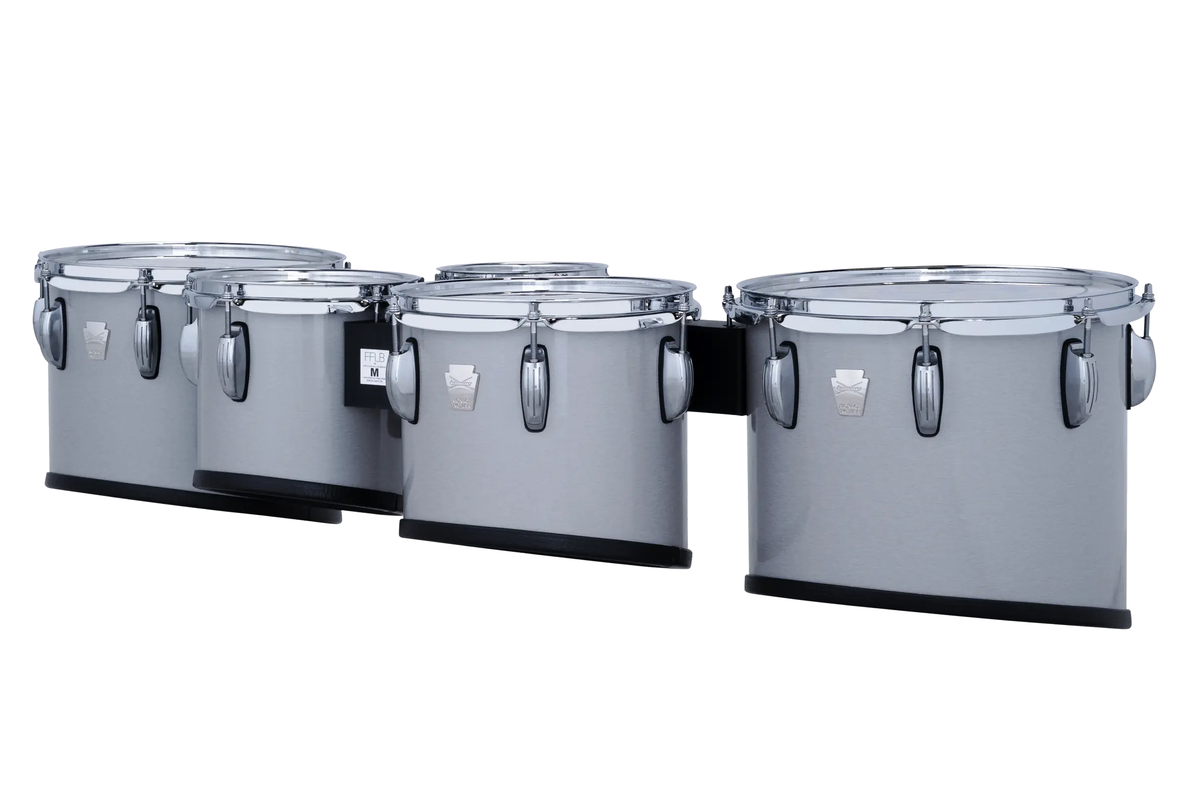 LU2MT68023ACG Ludwig ULT2 SM Quint Tenors Gray - zoomed in