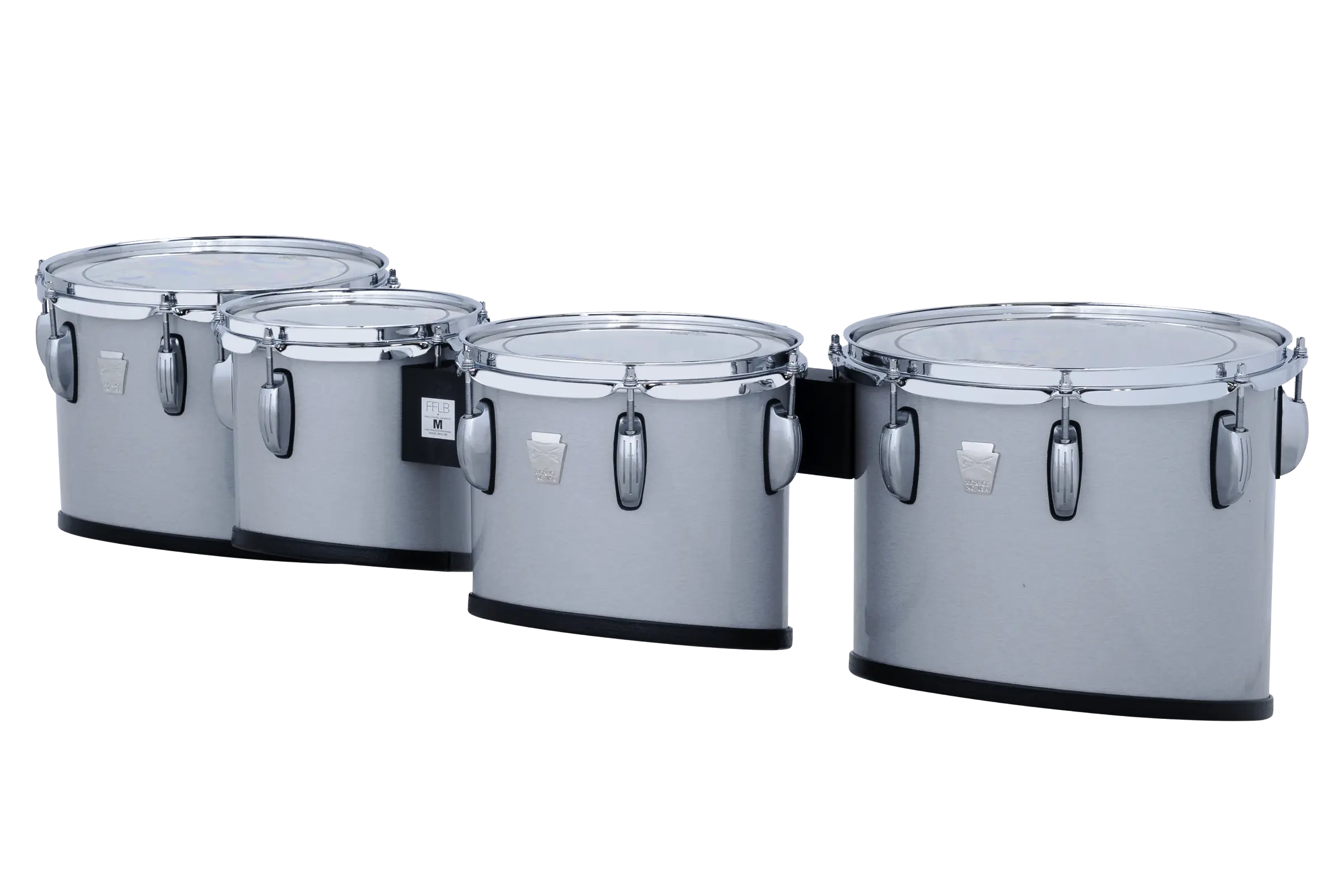 LU2MT8023ACG Ludwig Ultimate 2 SM Quad Tenors Gray Cortex - zoomed in