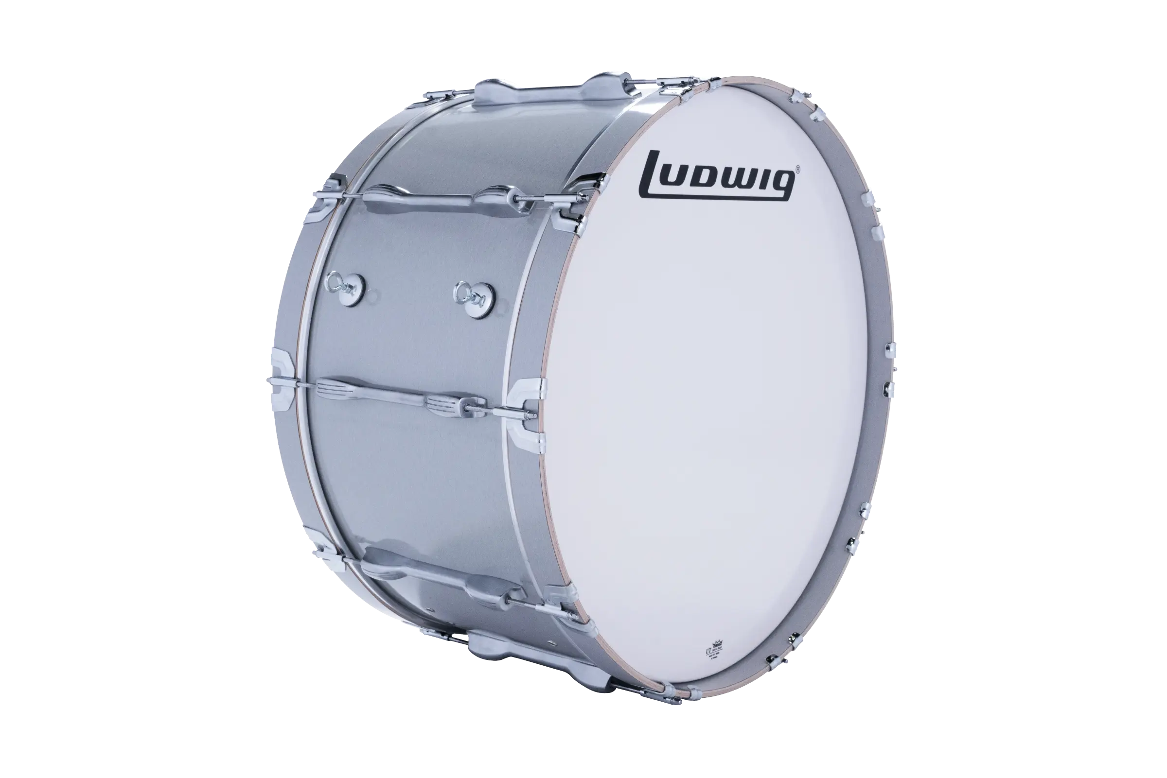 LU2MB28ACG Ludwig 14X28 ULT2 BASS DRUM GRAY - zoomed in