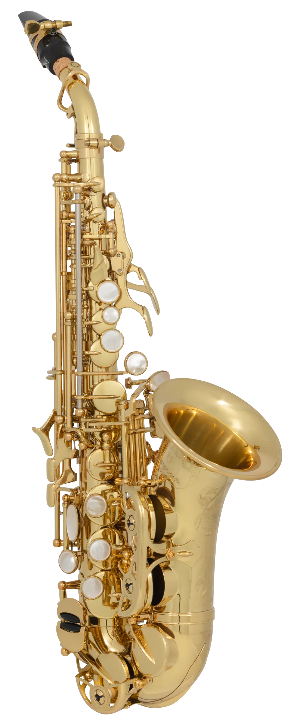 SCWO10 Yanagisawa Curves Soprano Saxophone - zoomed in