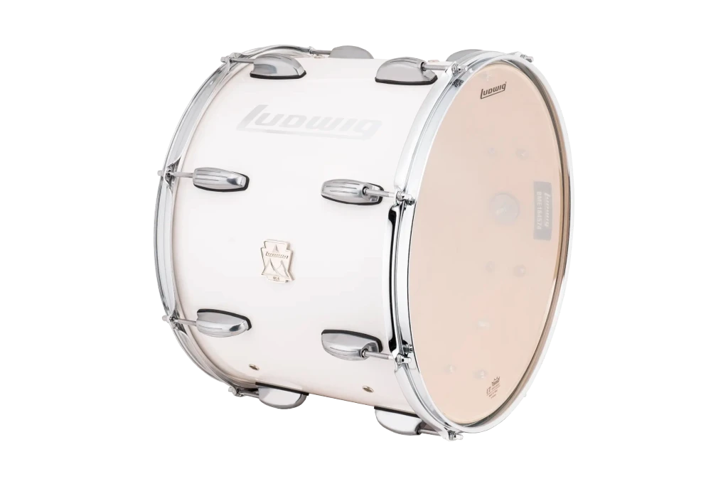 LUCT16PW Ludwig 12X16 Ultimate Chest Tenor White