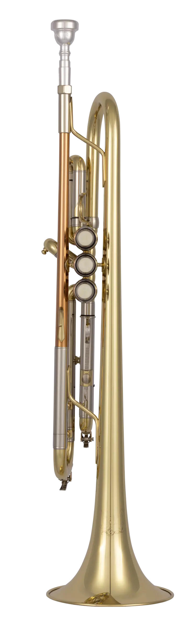 BTR202 Bach Student Trumpet - zoomed in