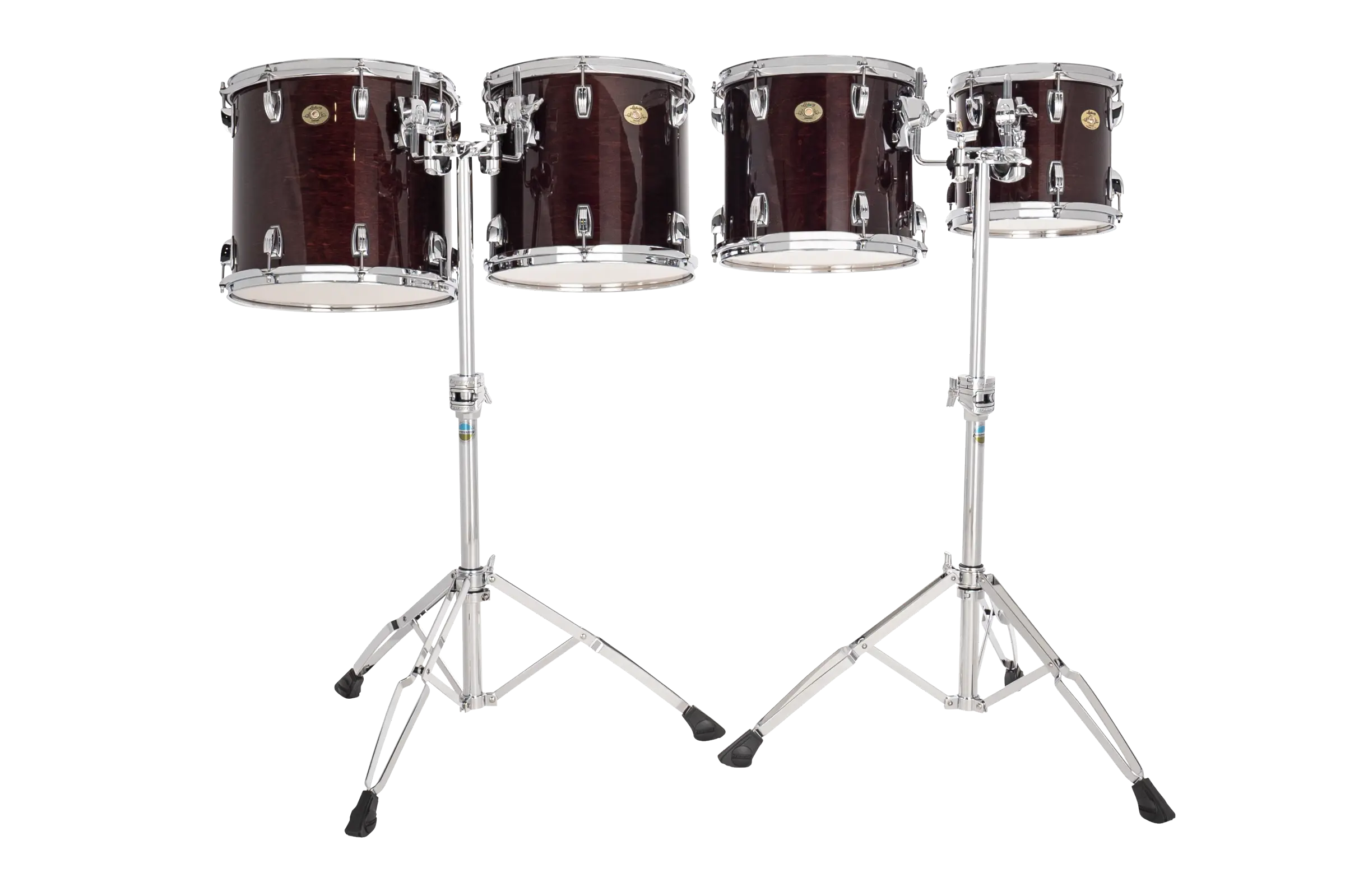 LECTD04TRM Ludwig Concert Double Head Toms Mid Range Mahogany A - zoomed in