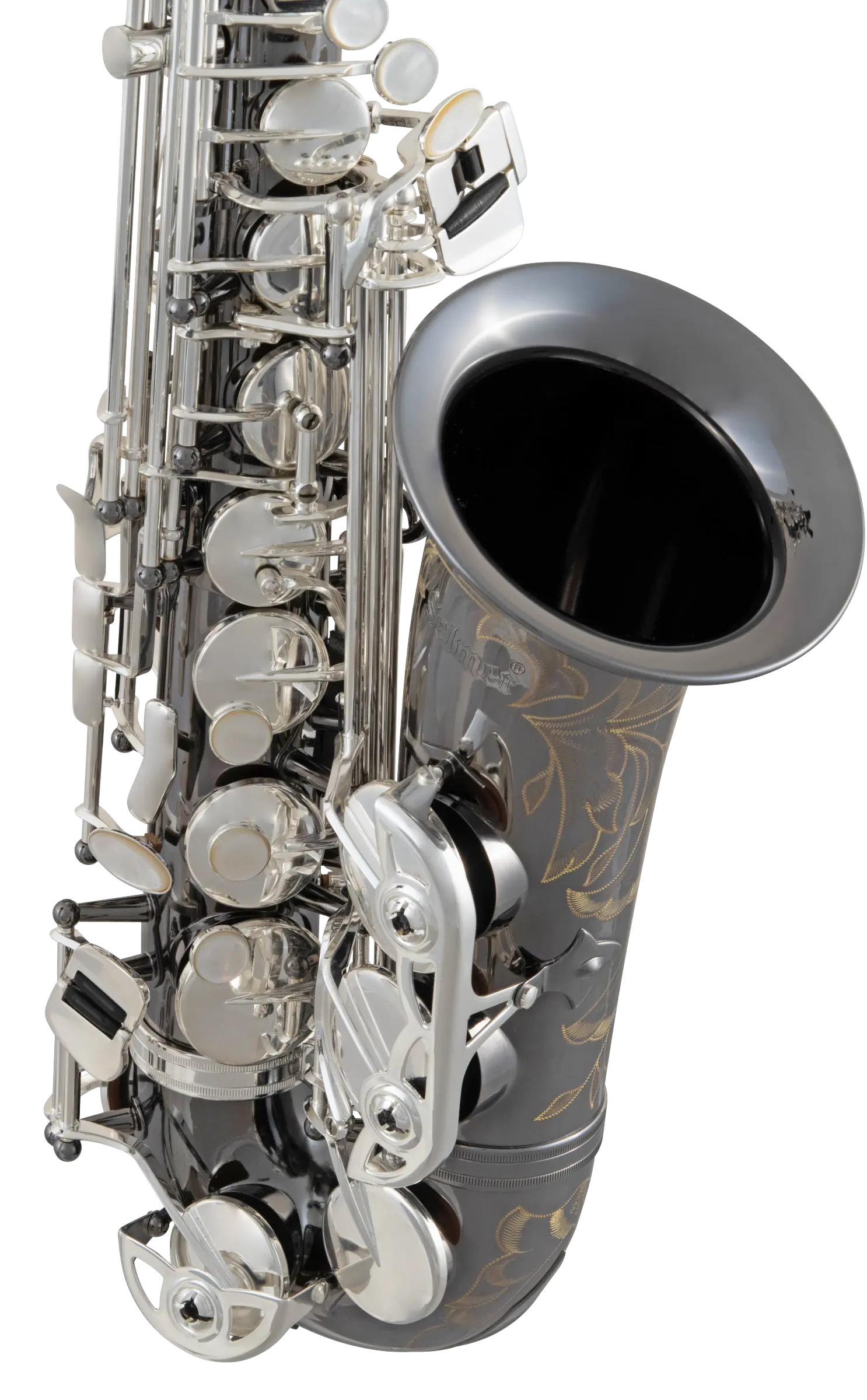 SAS711B Selmer Black Finish Alto Saxophone In Sd Vr Ls - zoomed in
