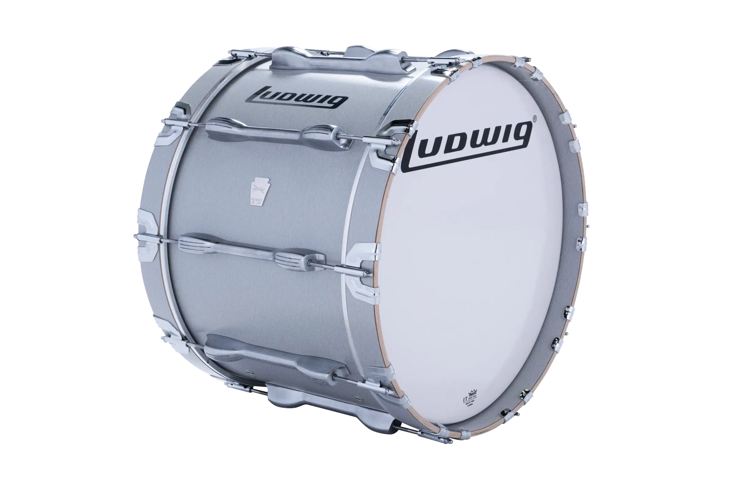 LU2MB20ACG Ludwig 14X20 ULT2 BASS DRUM GRAY - zoomed in