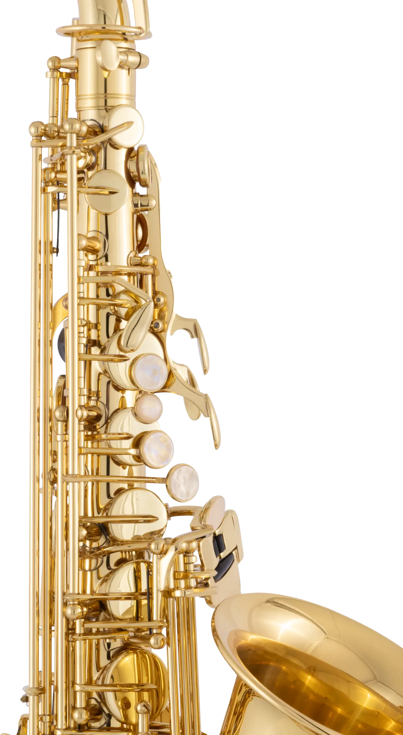 CAS211 Conn Student AltoSaxophone - zoomed in