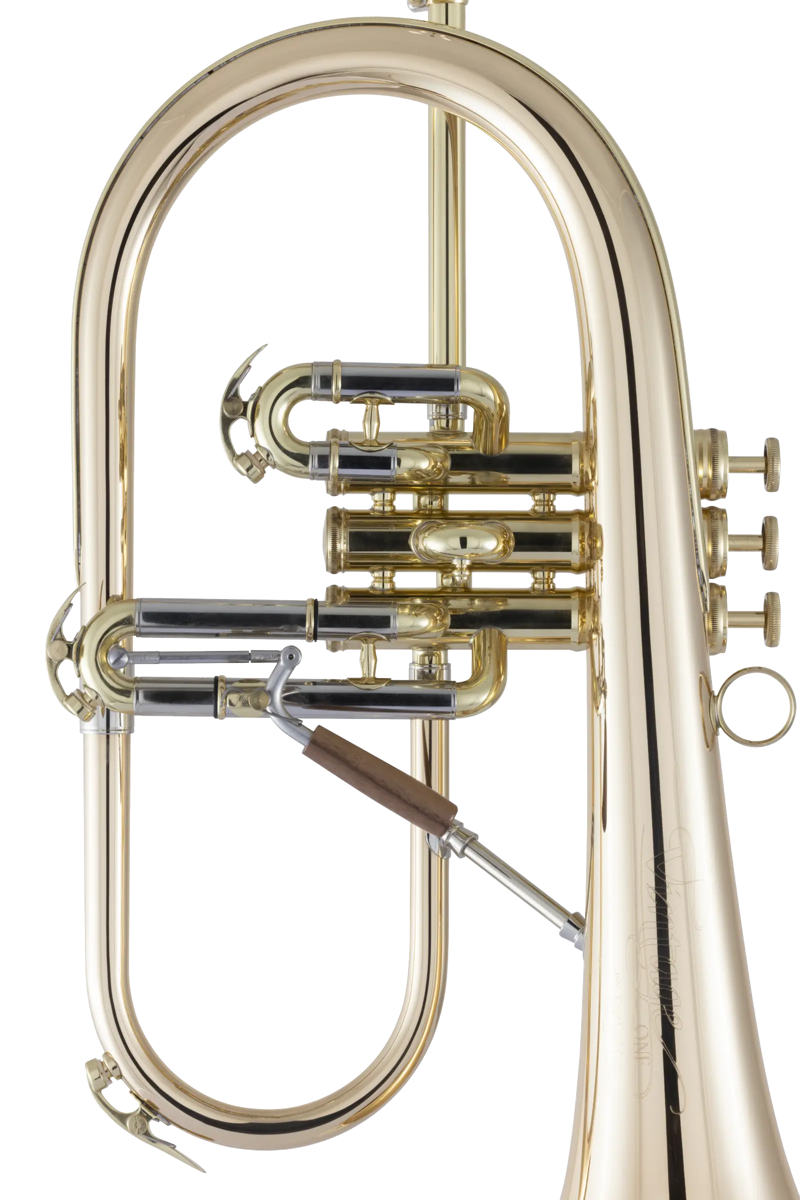 1FG Conn Professional Flugel Horn - zoomed in