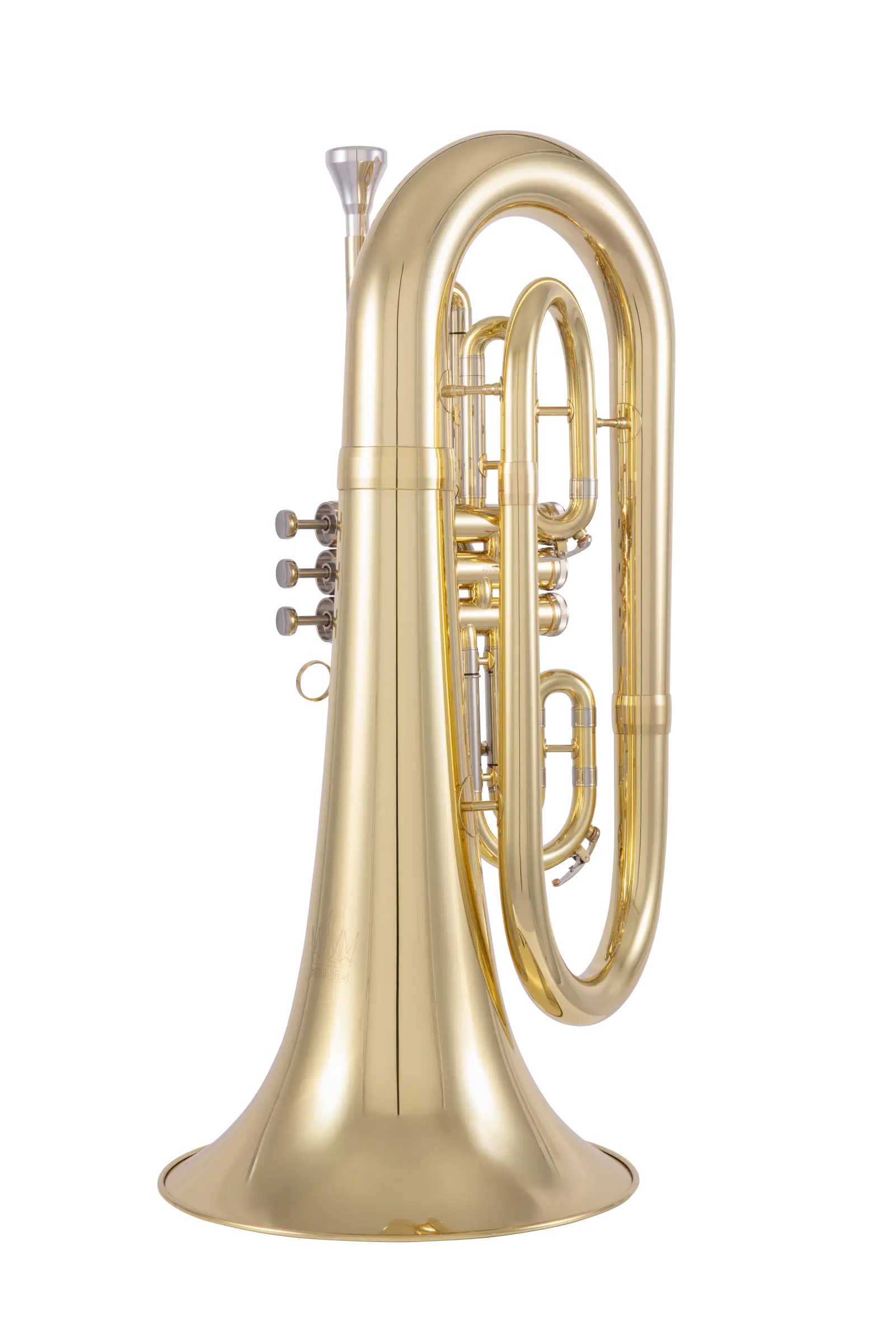 KME611 King Professional Marching Euphonium - zoomed in