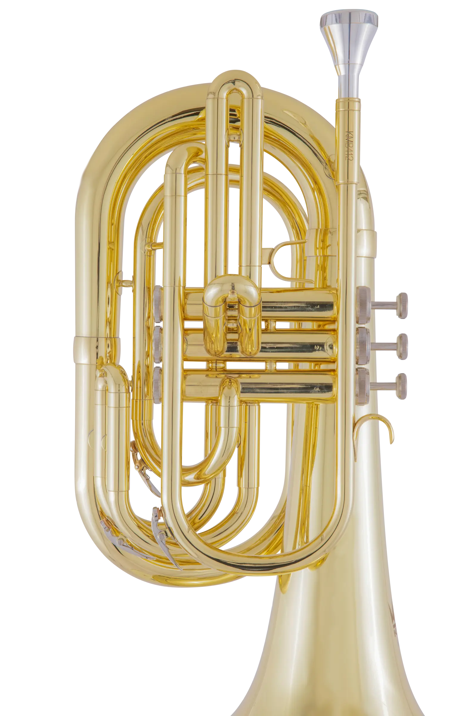 KMB412 King Performance Marching Baritone - zoomed in
