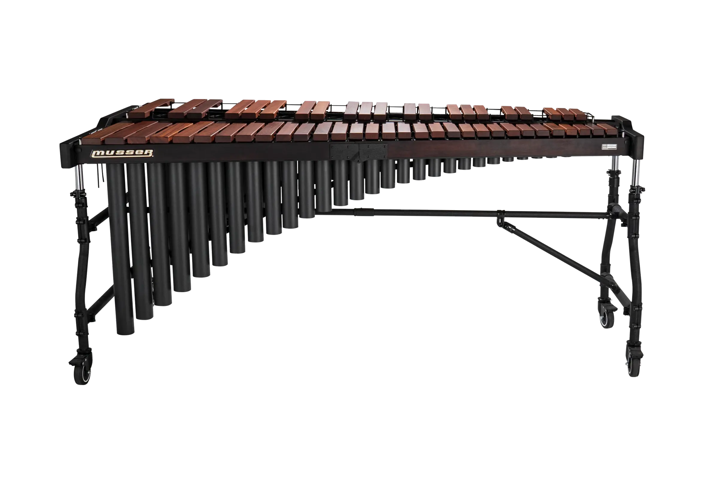 MSPM543 Musser Studio Series Padauk Marimba - zoomed in