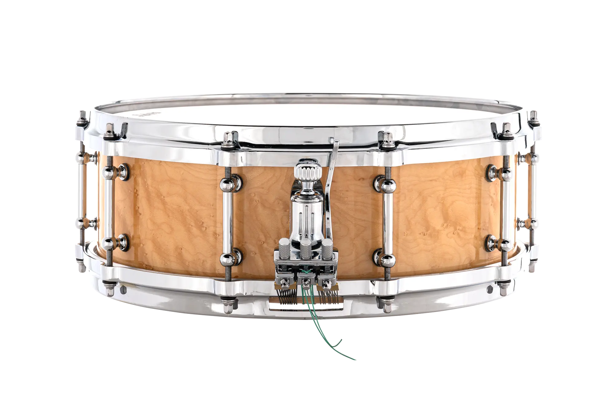 LCS514TDZ6 Ludwig Legacy Maple 5x14 Birdseye Full-Face Concert Snare Drum - zoomed in