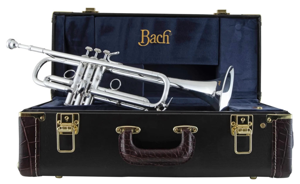 LT190S1B Bach Silver-PlatedFinish Trumpet Ic Fr Hz Fs