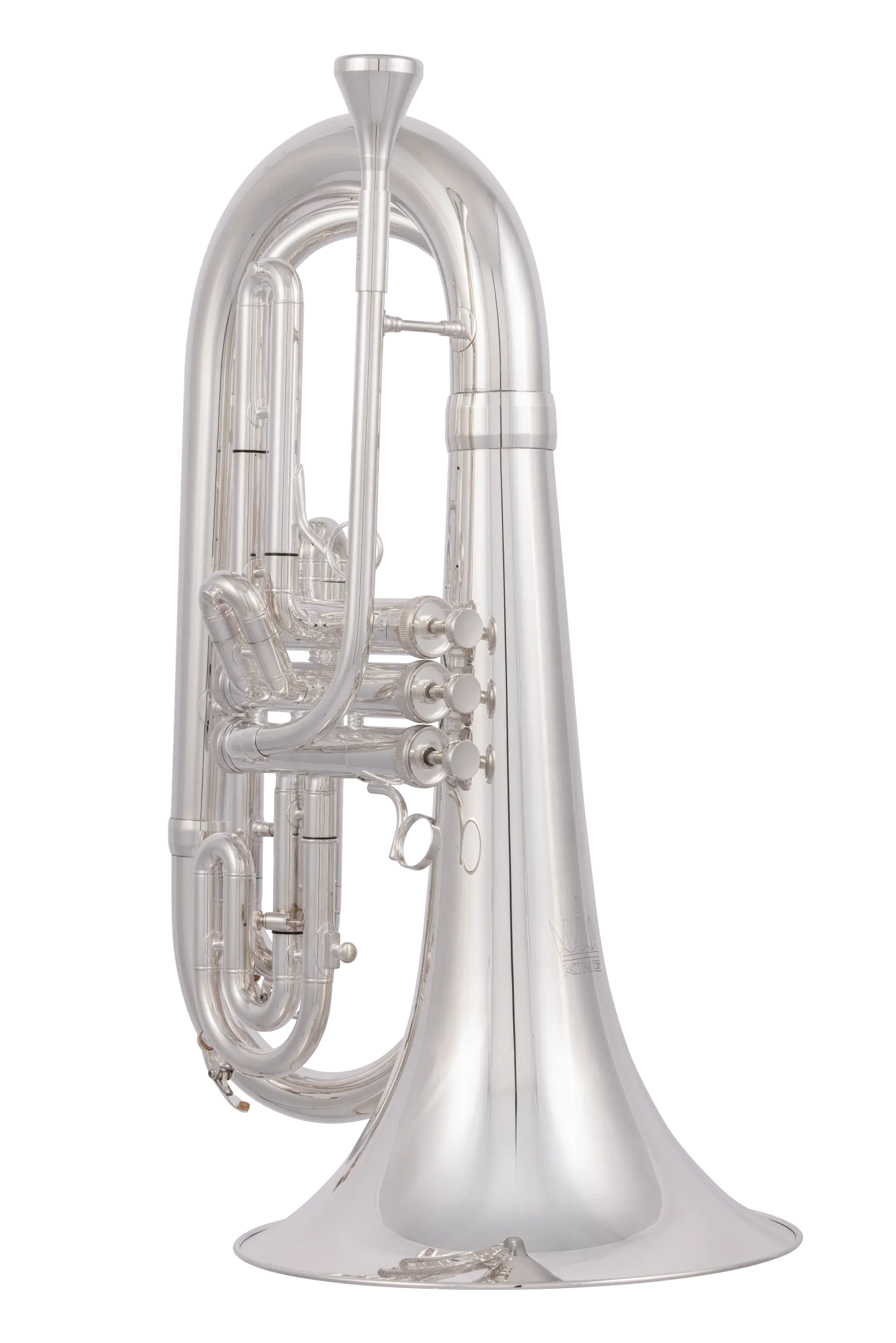 KMB611S King Professional Marching Baritone - zoomed in