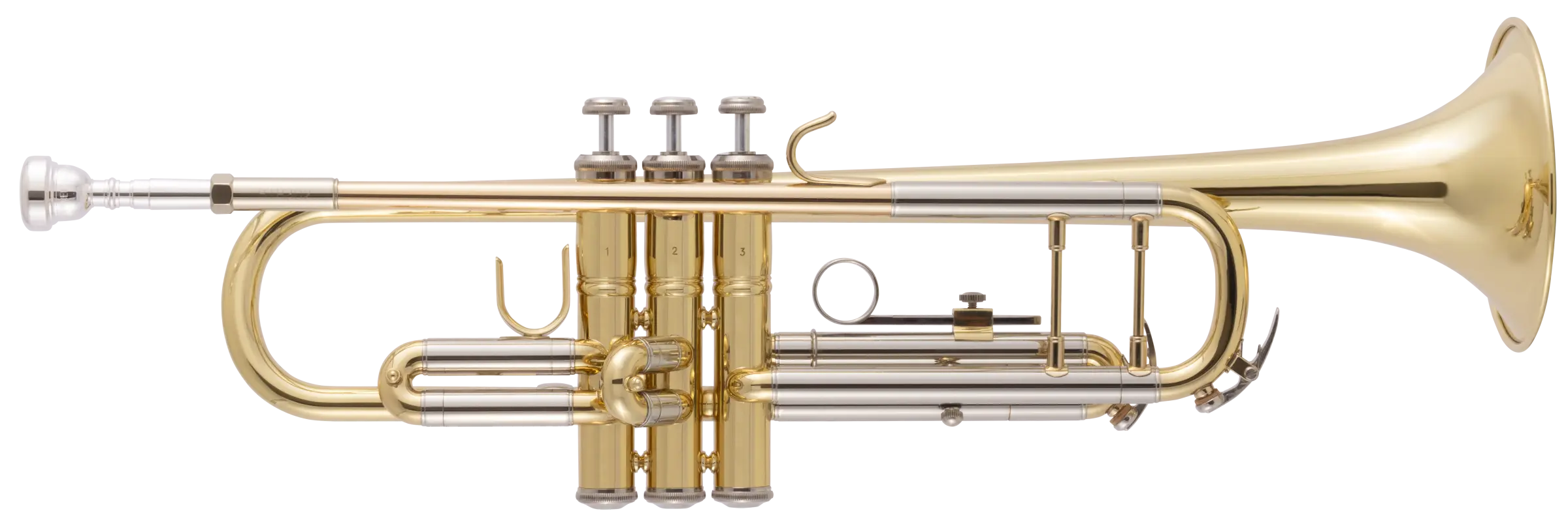 BTR302 Bach Bb Trumpet - zoomed in