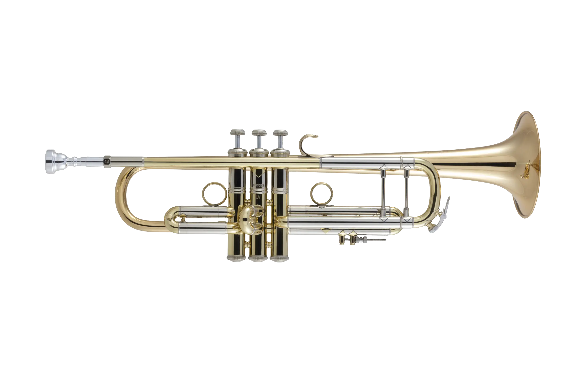 190L65GV Bach Professional Trumpet - zoomed in