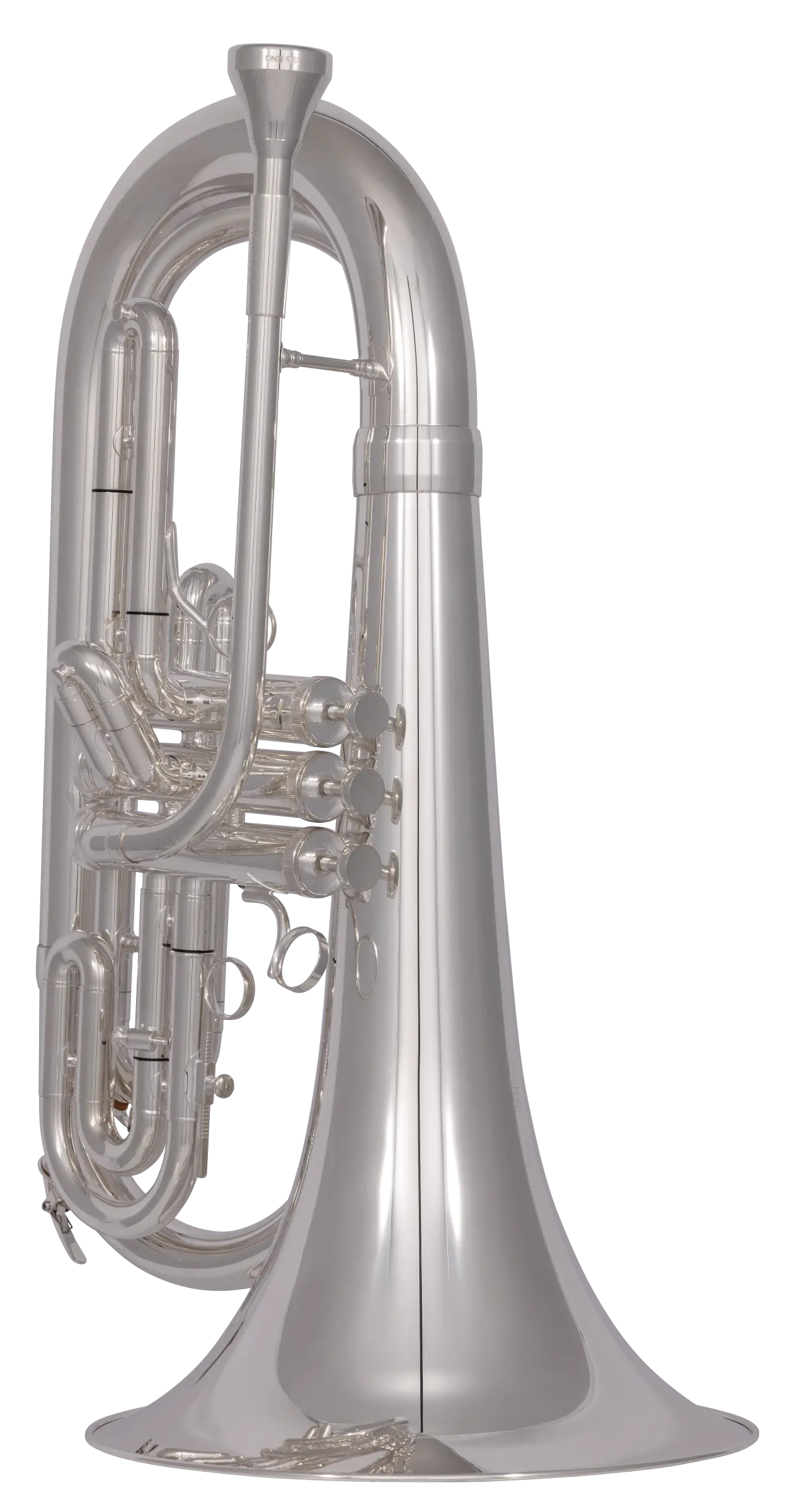 KMB612S King Professional Marching Baritone - zoomed in