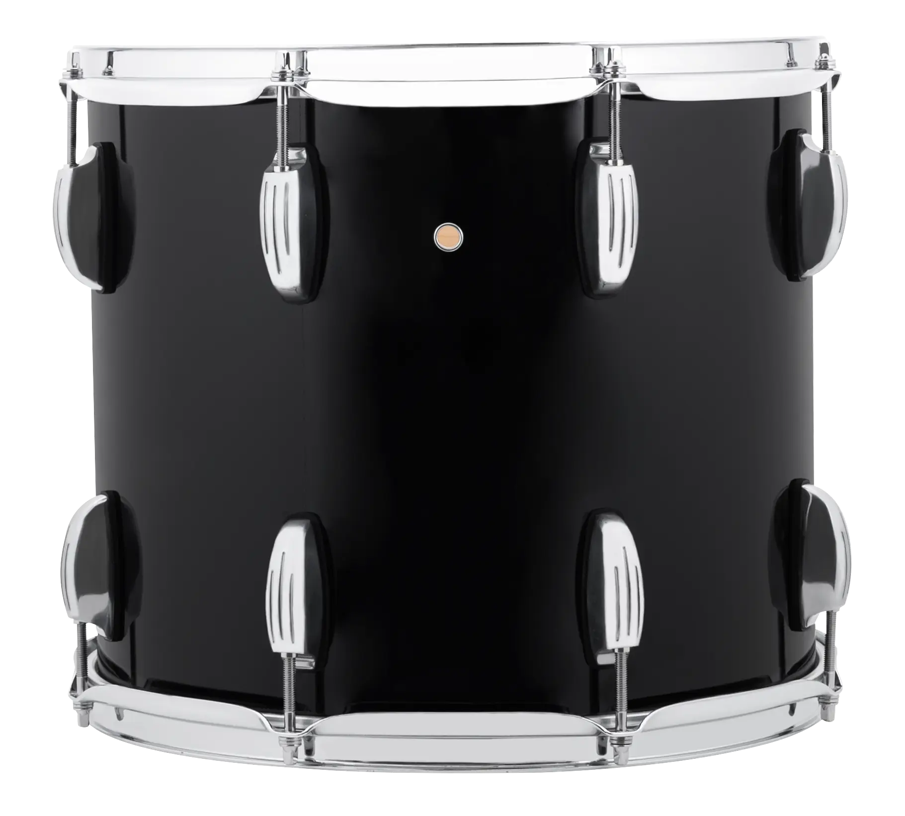 LULT14PB Ludwig Ultimate Marching Traditional Single Leg BlackCortex 12x14 C - zoomed in