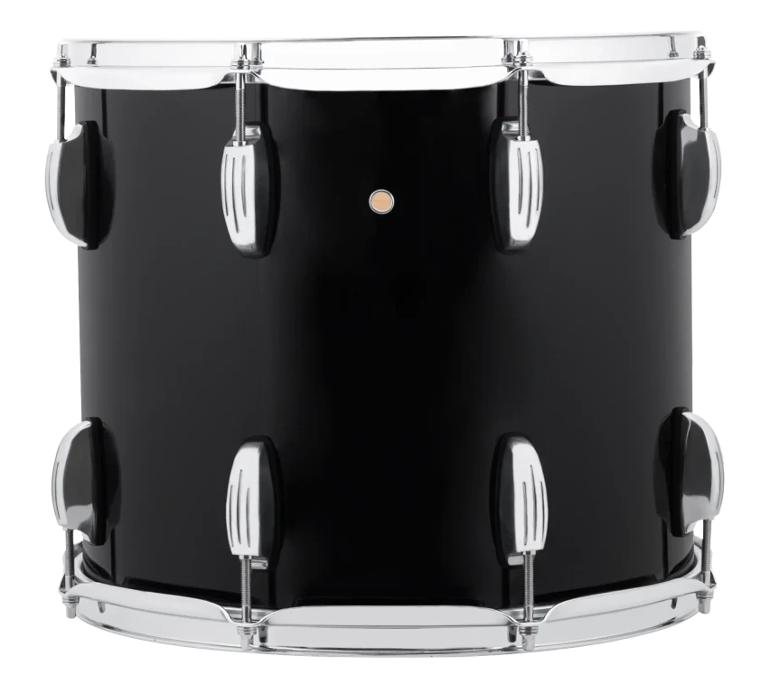 LULT14PB Ludwig Ultimate Marching Traditional Single Leg BlackCortex 12x14 C