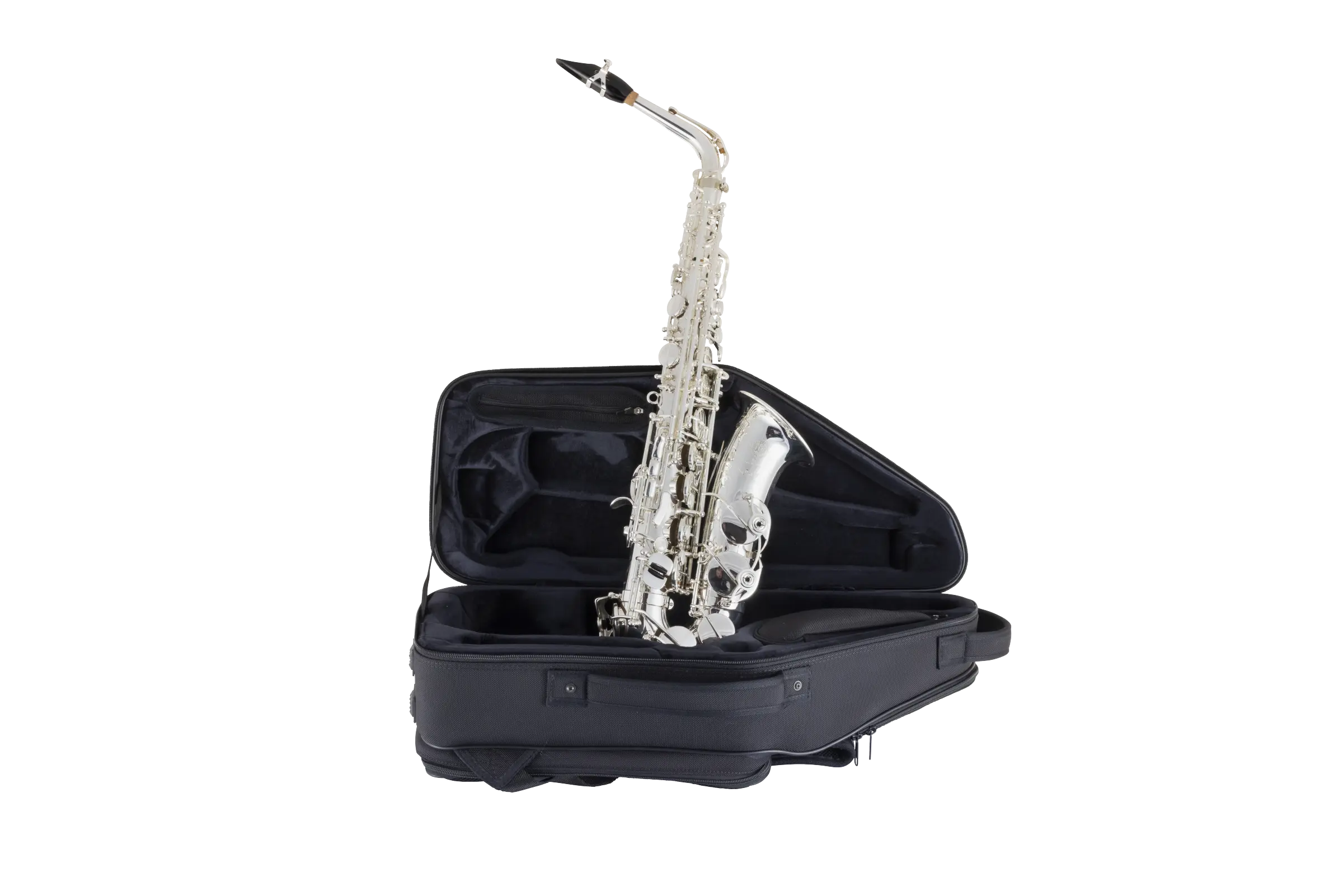 92SP HSP Professional Silver Alto Saxophone Ic Fr Hz Fs - zoomed in
