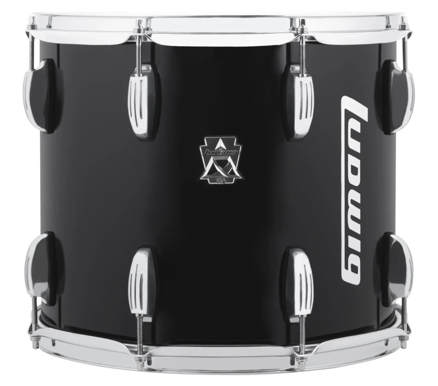 LULT14PB Ludwig Ultimate Marching Traditional Single Leg BlackCortex 12x14 A