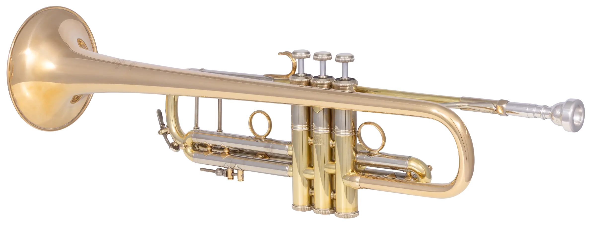 190L65GVU Bach Professional Trumpet - zoomed in