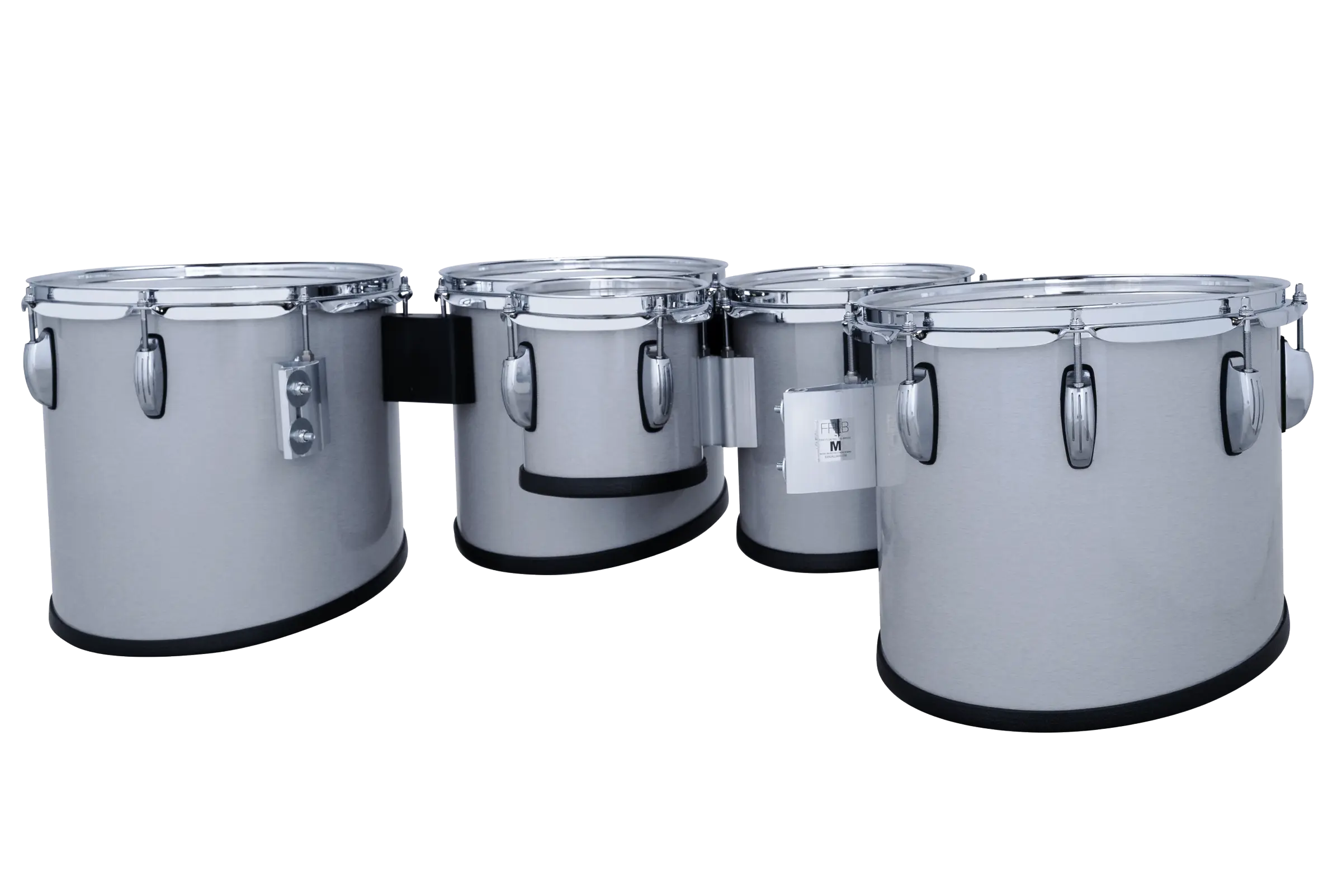 LU2MT68023ACG Ludwig ULT2 SM Quint Tenors Gray - zoomed in