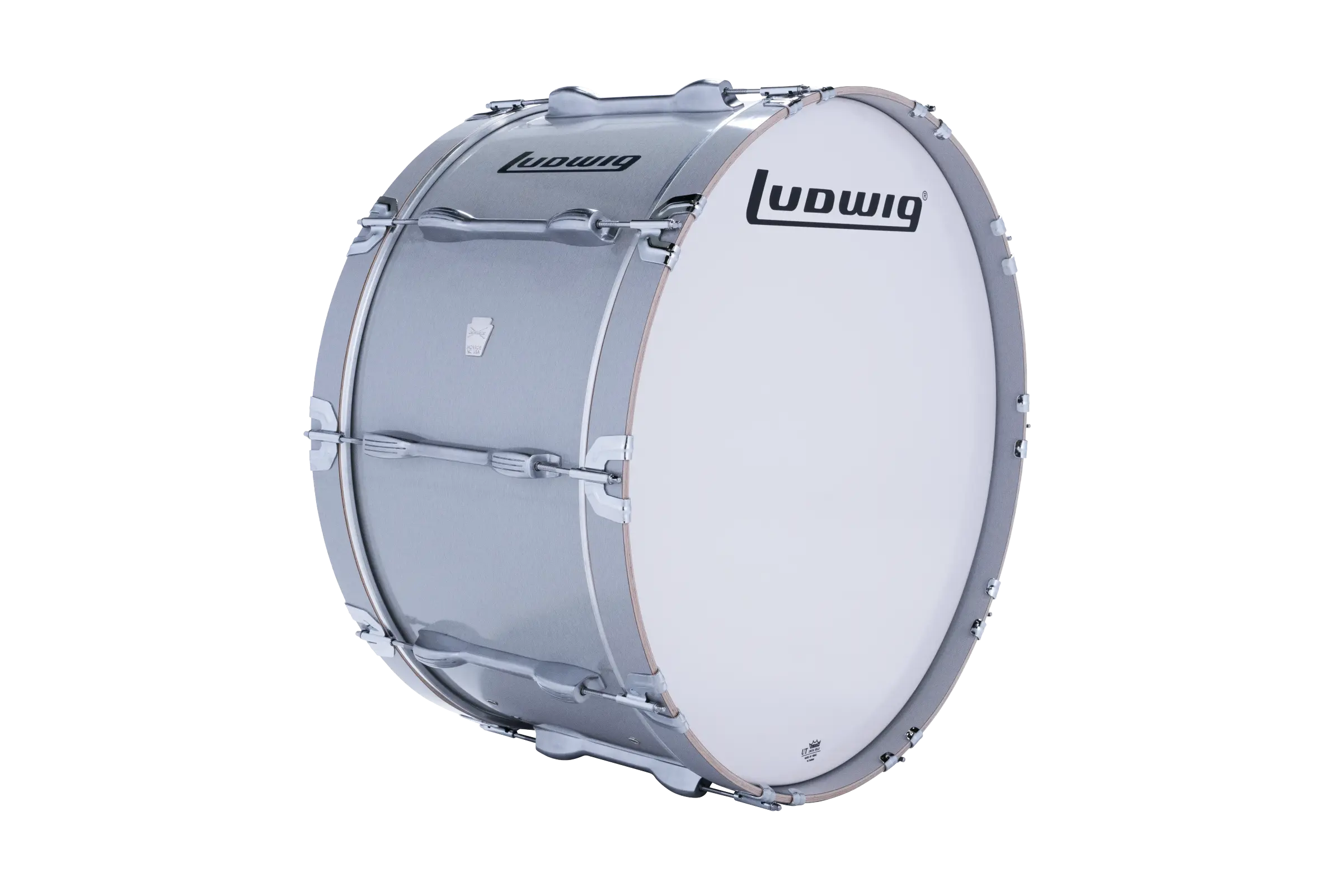 LU2MB28ACG Ludwig 14X28 ULT2 BASS DRUM GRAY - zoomed in