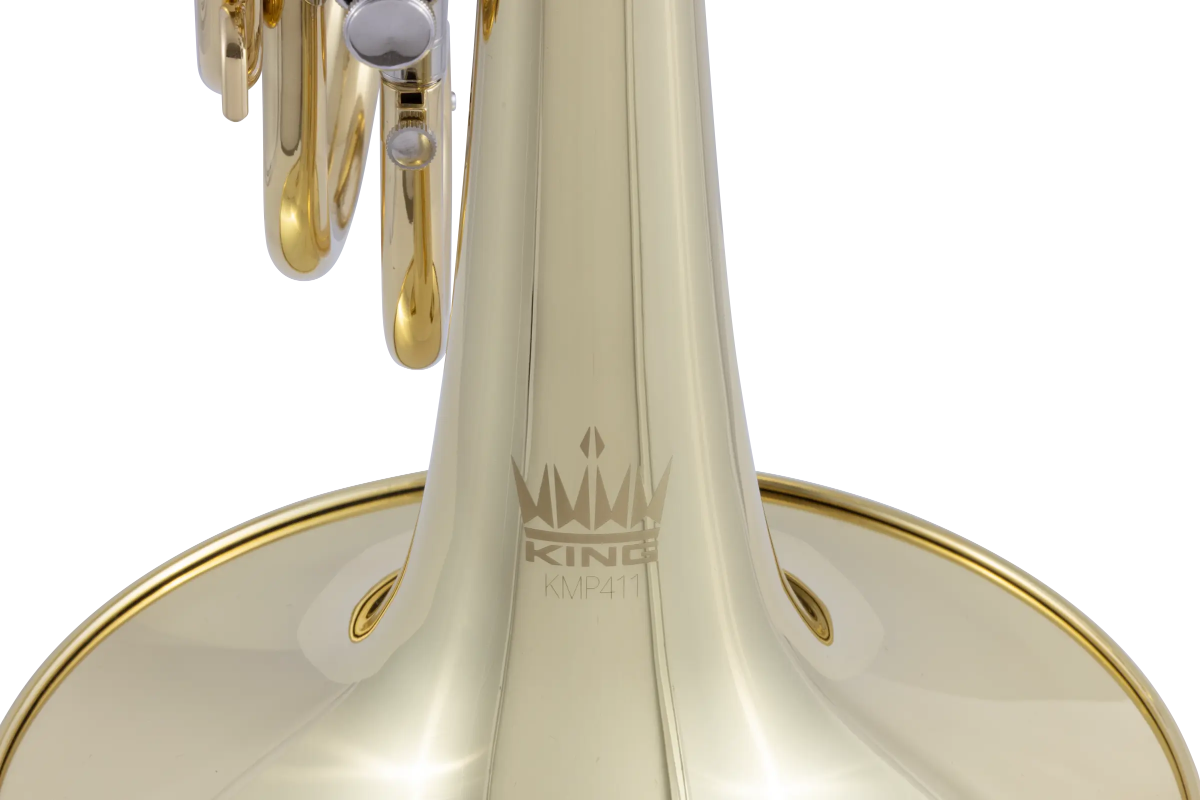 KMP411 King Intermediate Mellophone - zoomed in