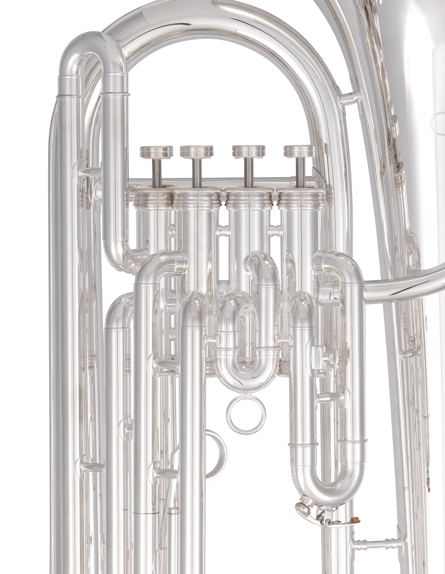 CEU511S Conn Advanced Euphonium - zoomed in