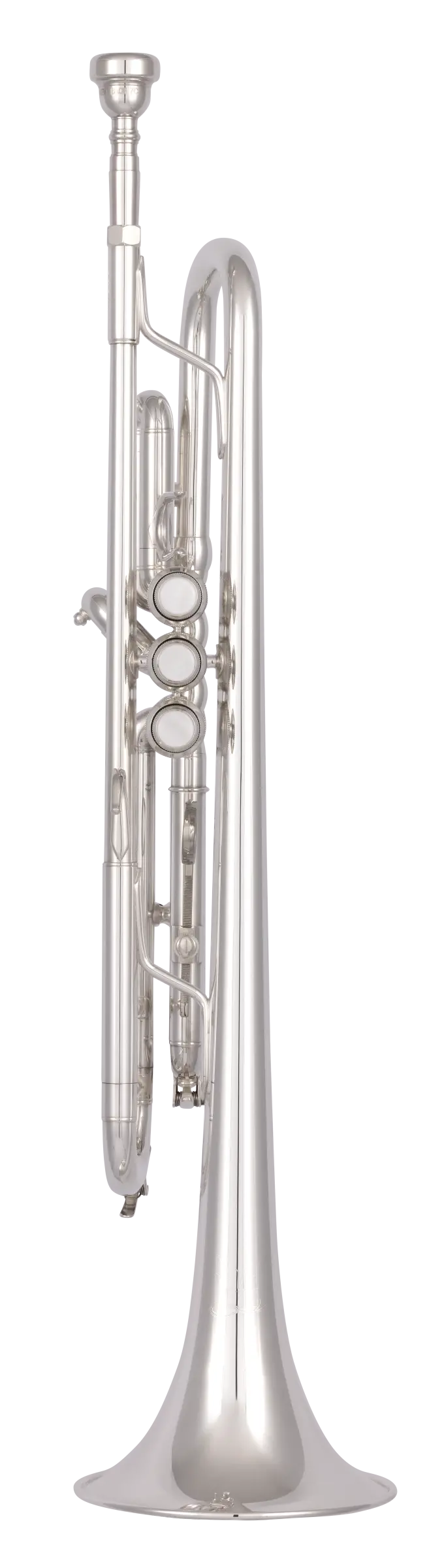 BTR302S Bach Beginner Trumpet - zoomed in