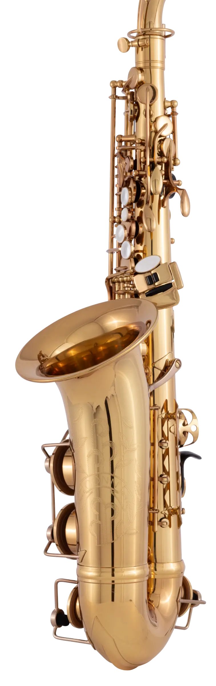 CAS411DL Conn Intermediate AltoSaxophone - zoomed in