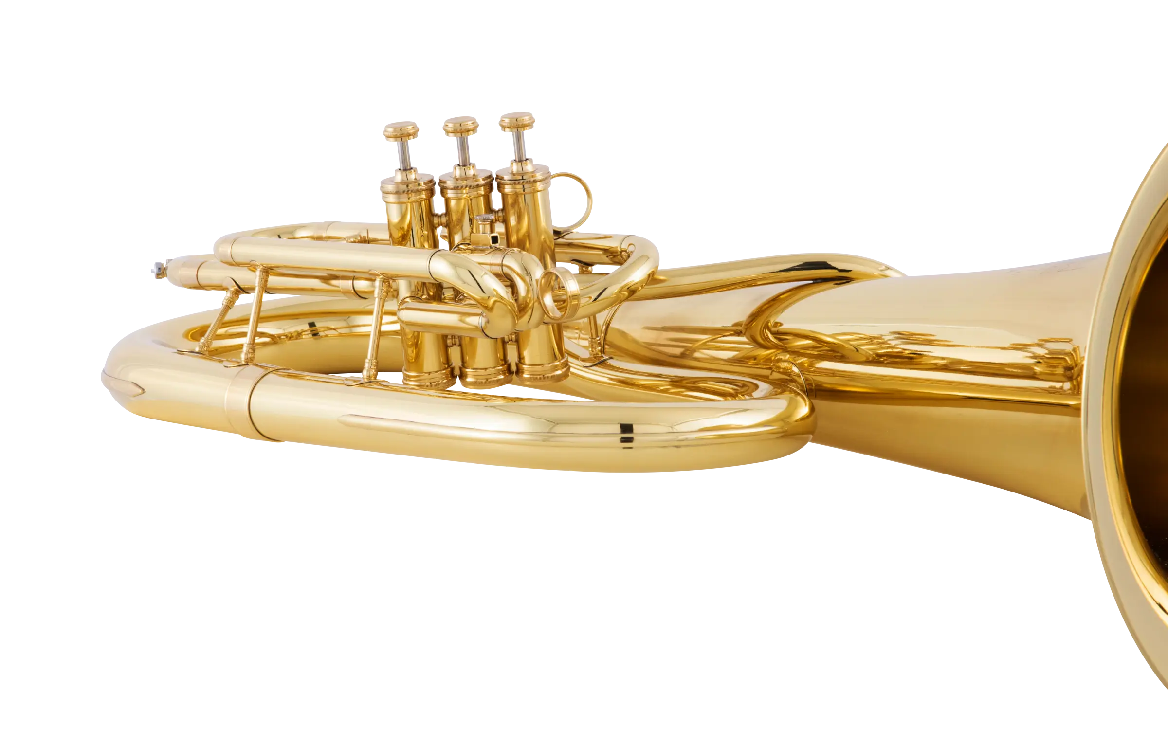 627 King Diplomat Baritone in Bb - zoomed in
