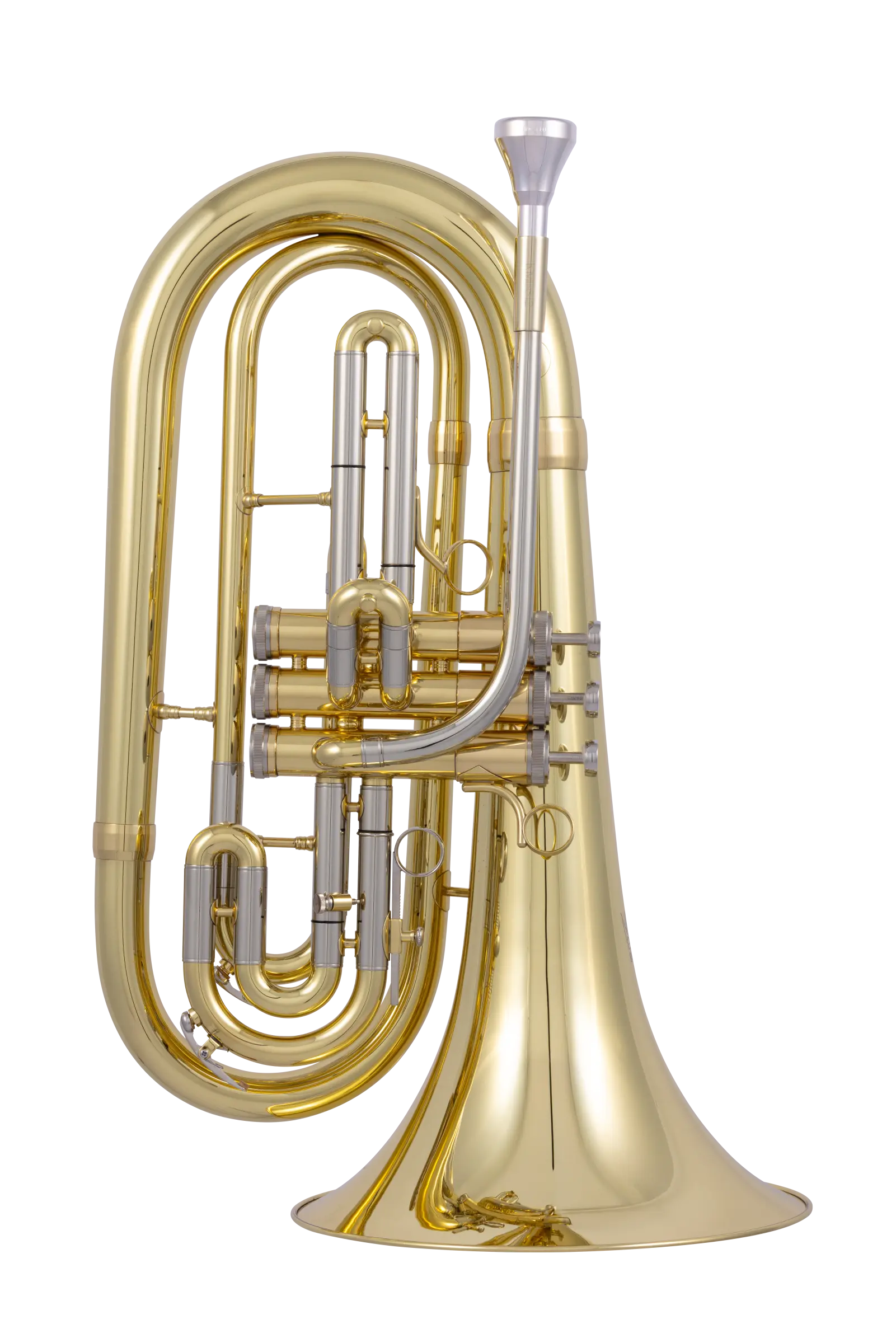 KMB612 King Professional Marching Baritone - zoomed in