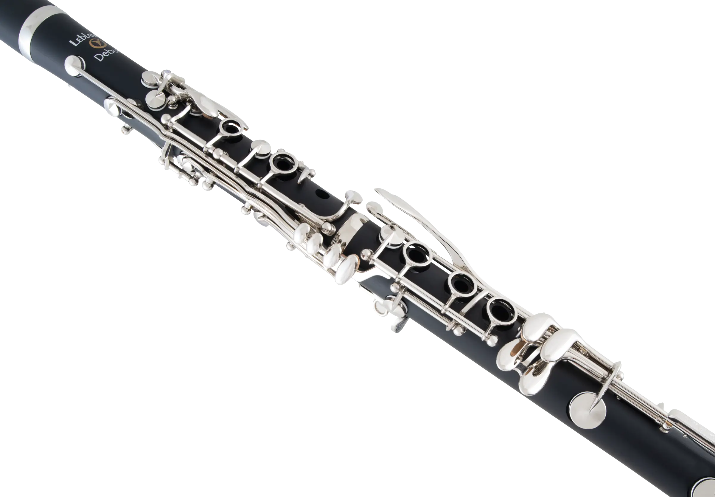 LCL211S Leblanc SilverPlated Student Clarinet F - zoomed in