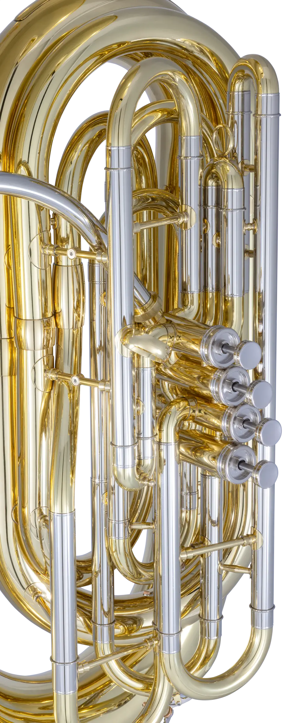 CBB6124 Conn Professional Tuba - zoomed in