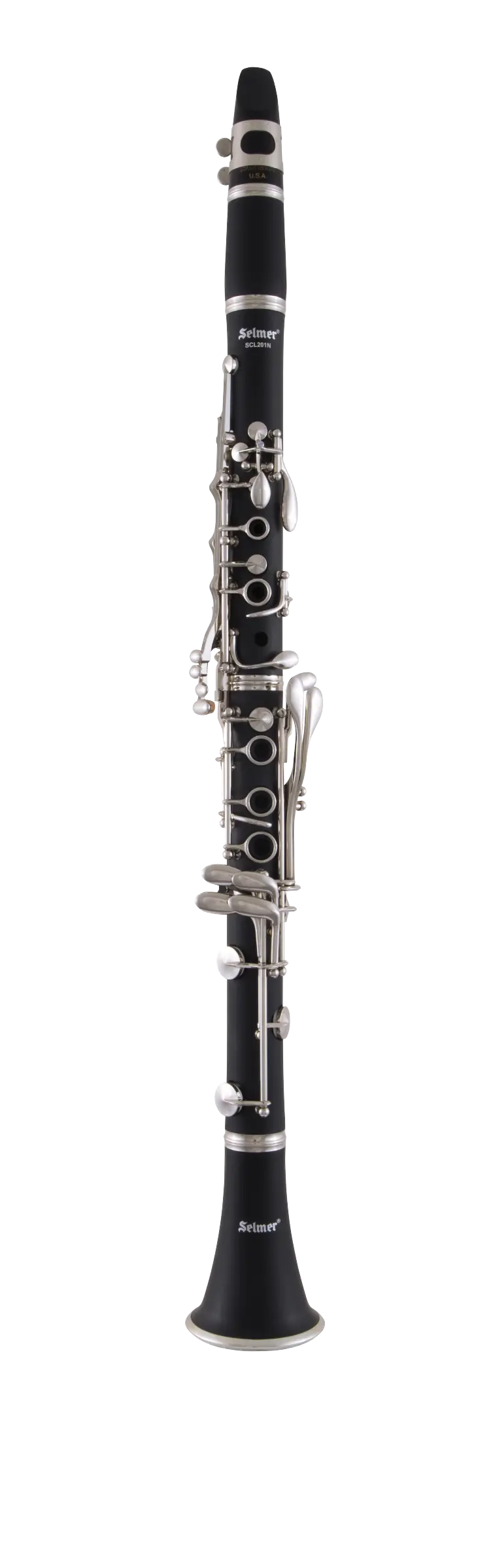 SCL201N Selmer Standard Student Bb Clarinet In Fr Vr Fs - zoomed in