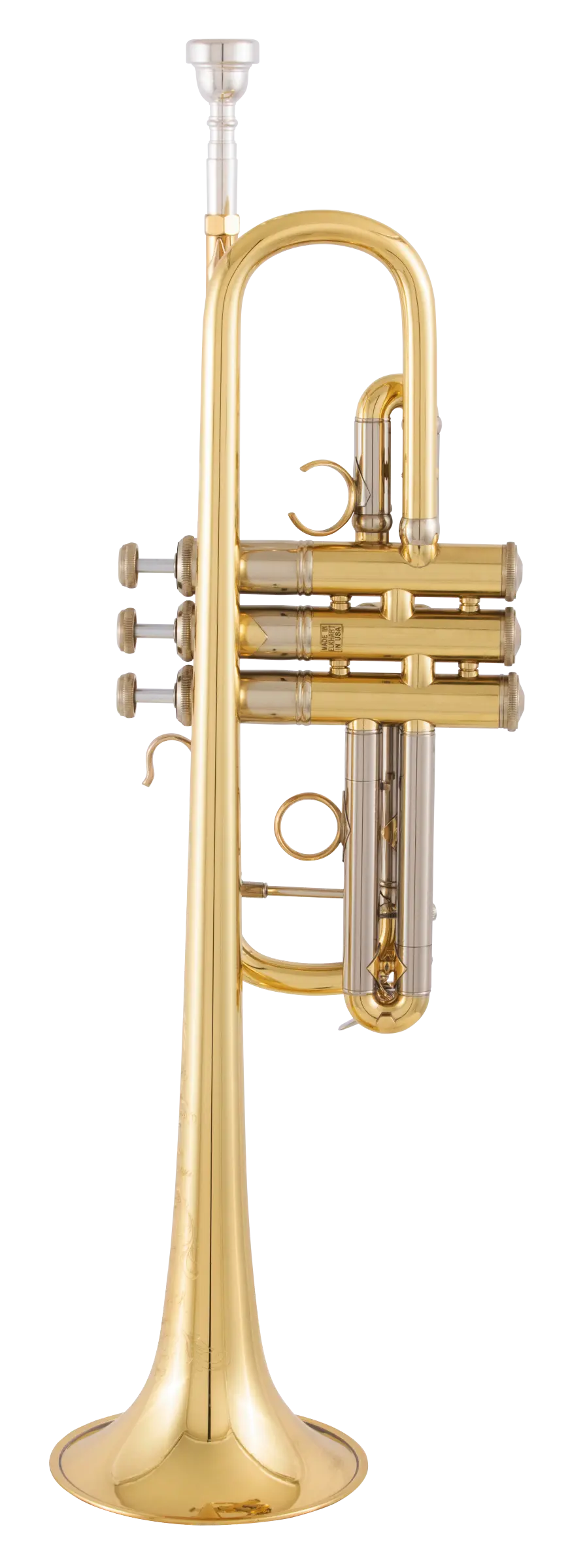 AC190 Bach Professional Artisan Trumpet - zoomed in