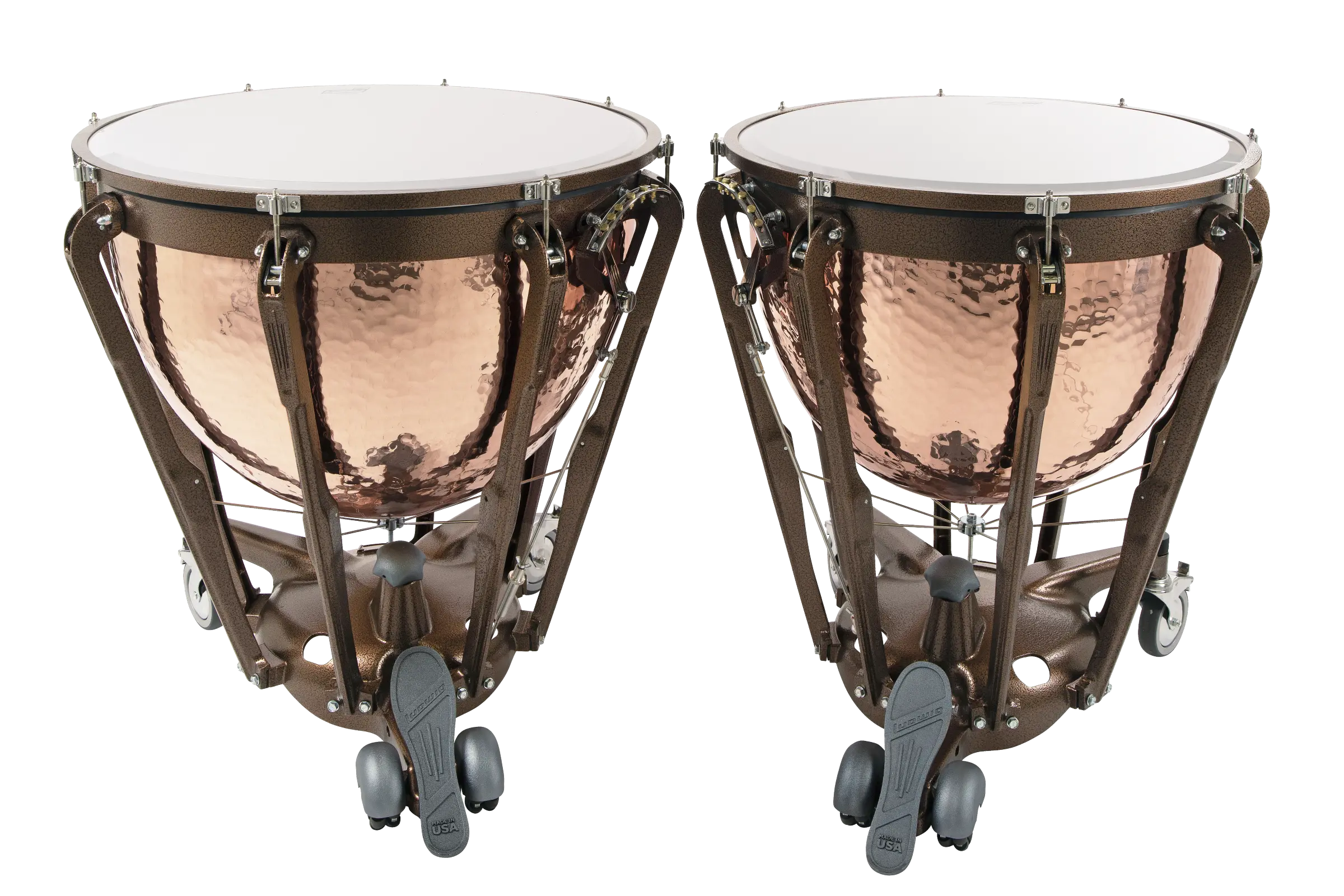 LTP502KG Ludwig Hammered Copper Bowl Set of 2 A - zoomed in