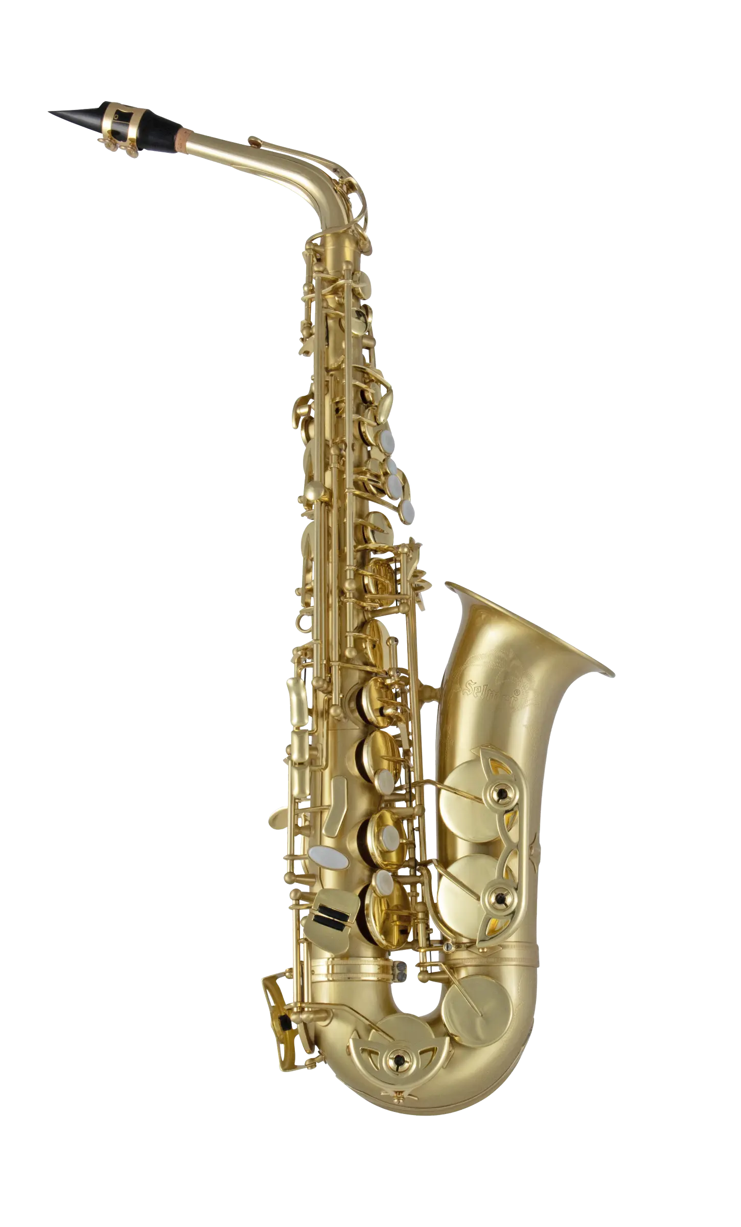 SAS711M Selmer Lacquer Finish Alto Saxophone In Bk Vr Fs - zoomed in