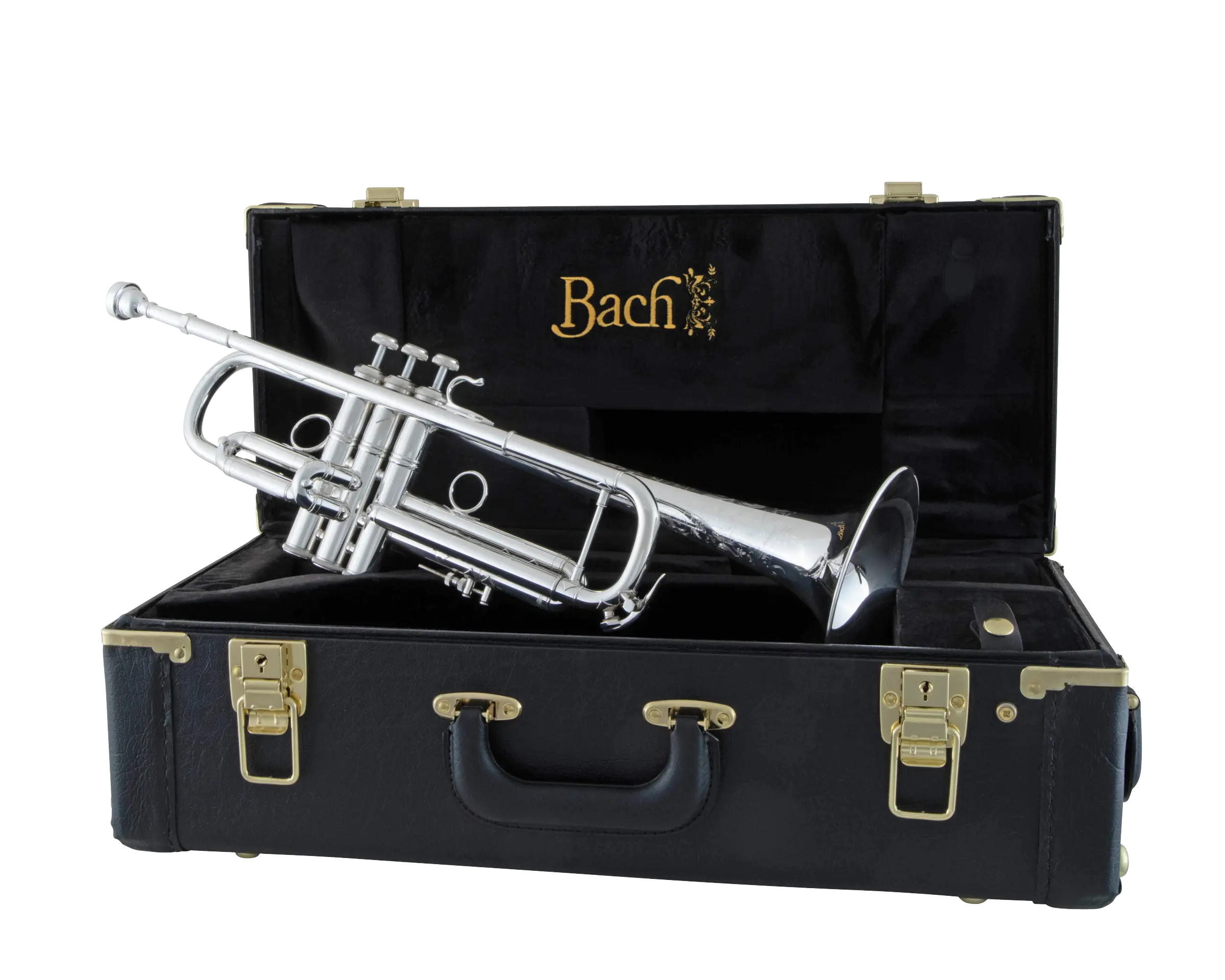 LR190S43B Bach SilverFinish Trumpet Ic Fr Hz Fs - zoomed in