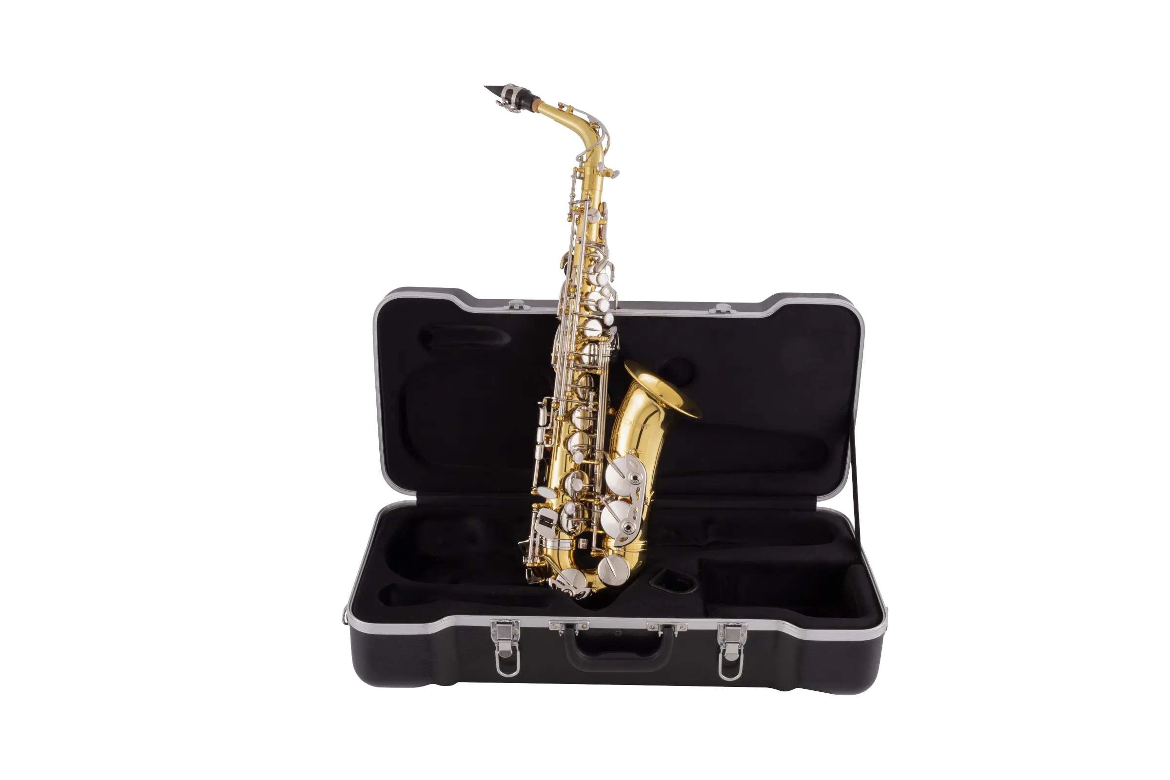 SAS202 Selmer Student AltoSaxophone - zoomed in