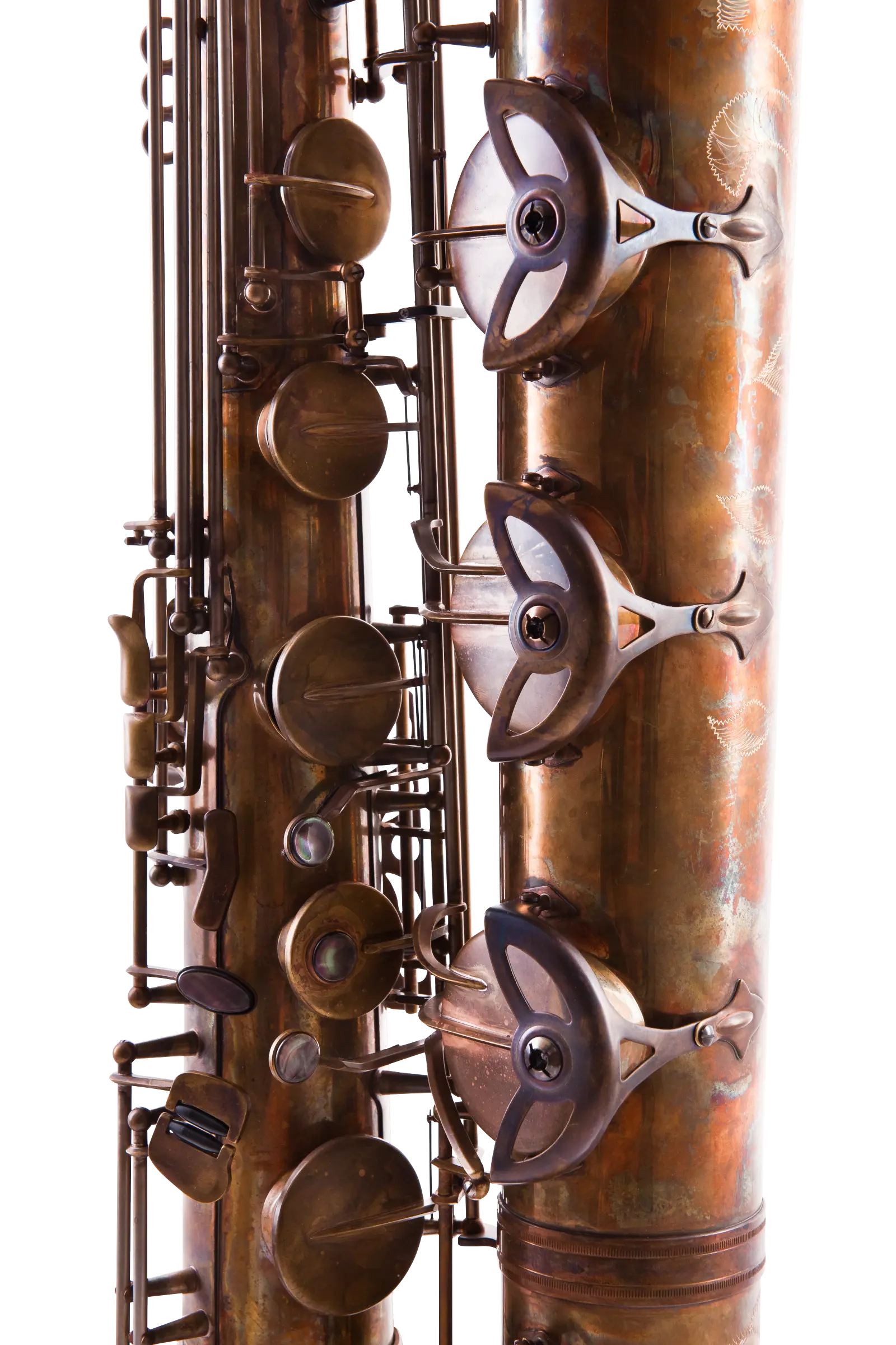 LBS711AB Leblanc Bari Saxophone - zoomed in