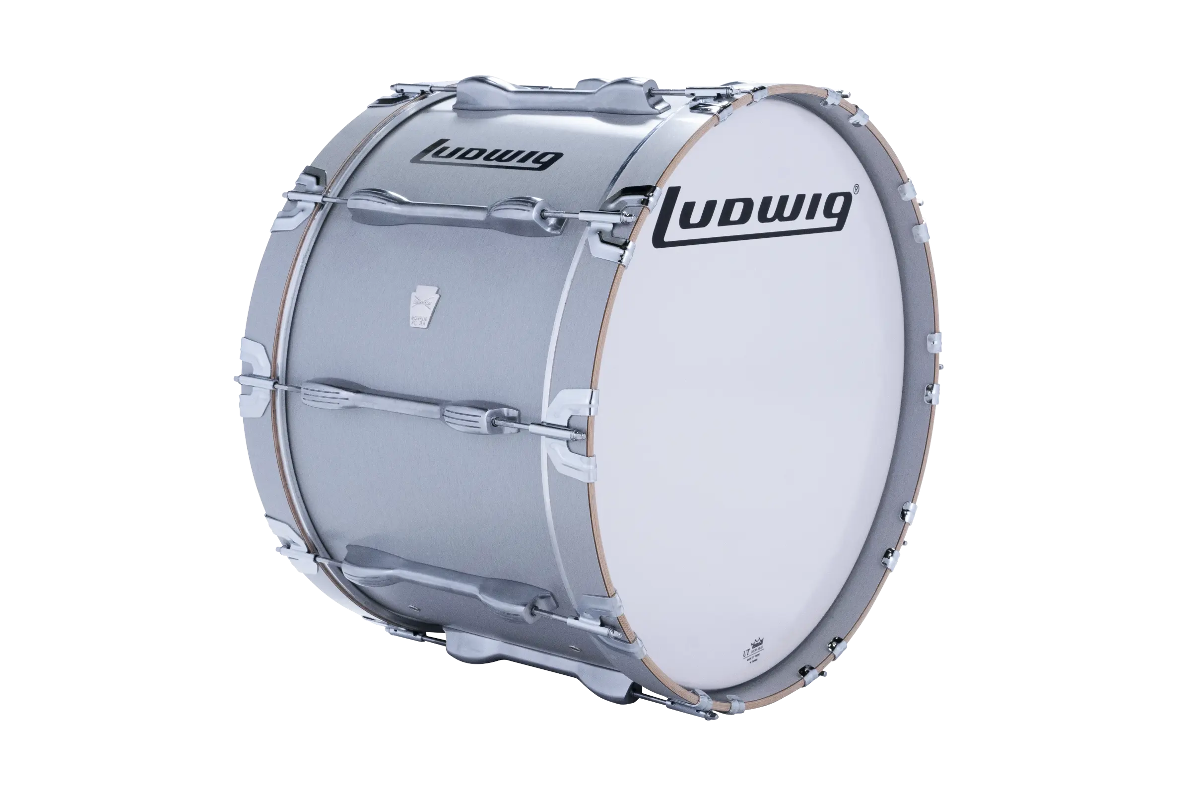 LU2MB22ACG Ludwig 14X22 ULT2 BASS DRUM GRAY - zoomed in