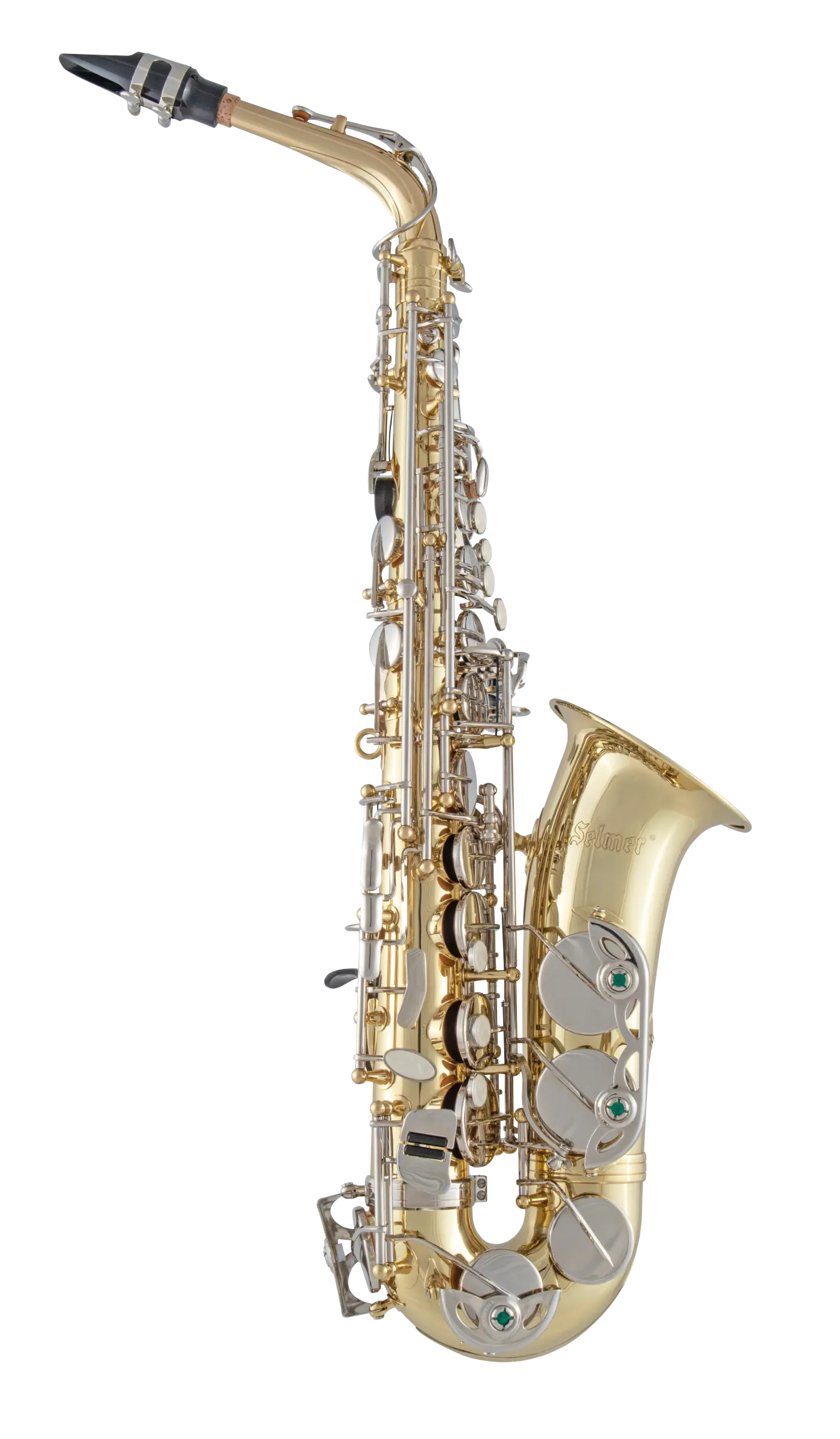 SAS201 Selmer Standard Student Alto Saxophone - zoomed in